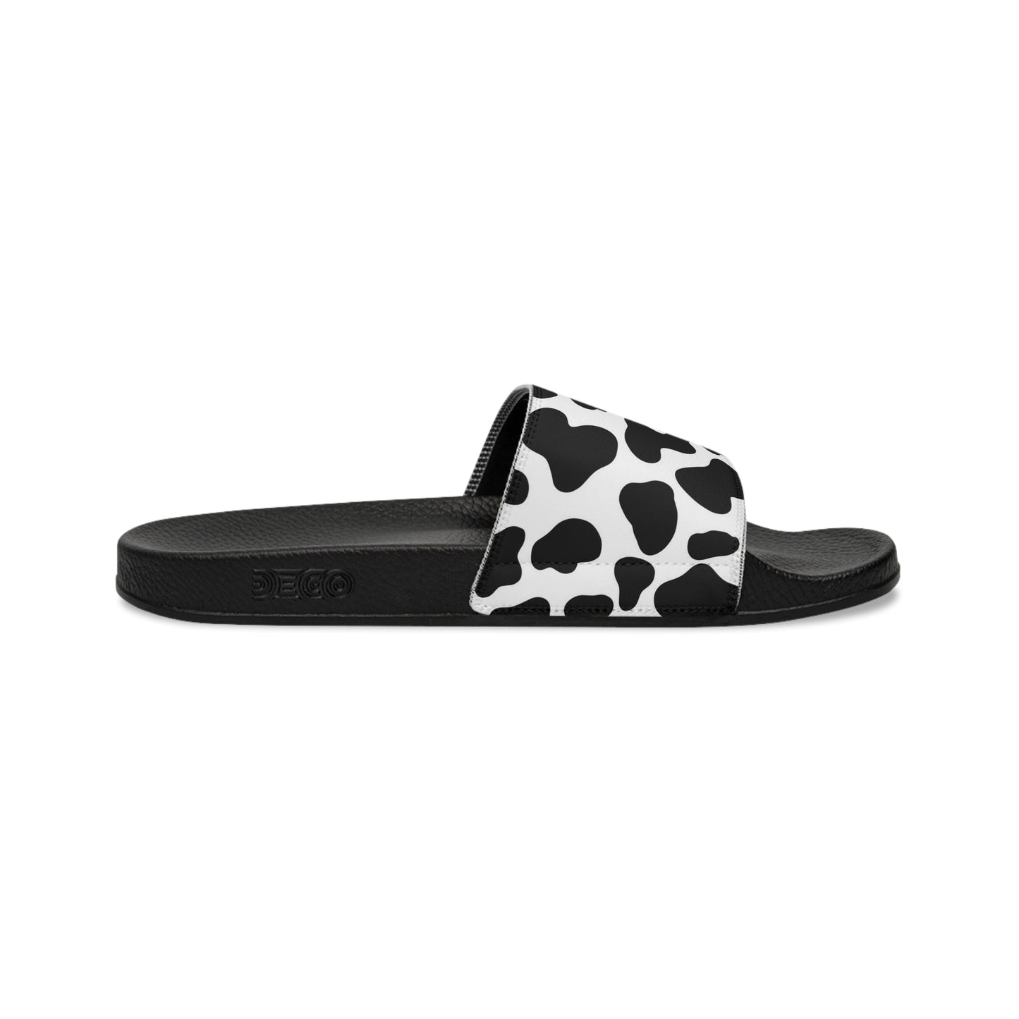 Women's Cow Print Slide Sandals