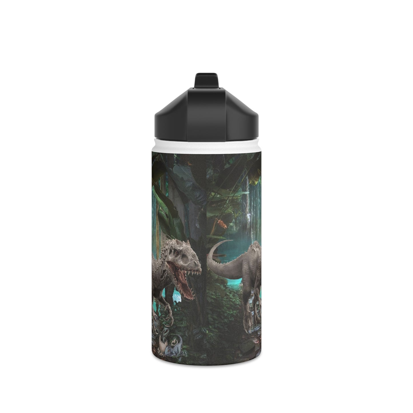 Dinosaur Stainless Steel Water Bottle, Standard Lid