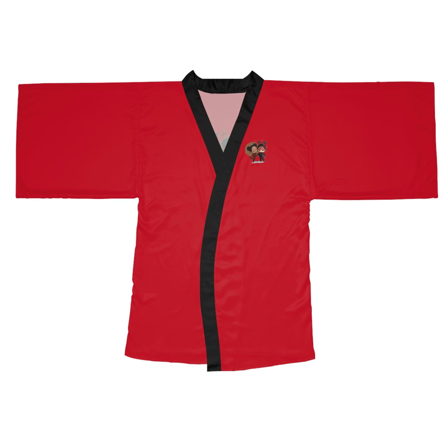 Valentine’s Day Long Sleeve Kimono Robe