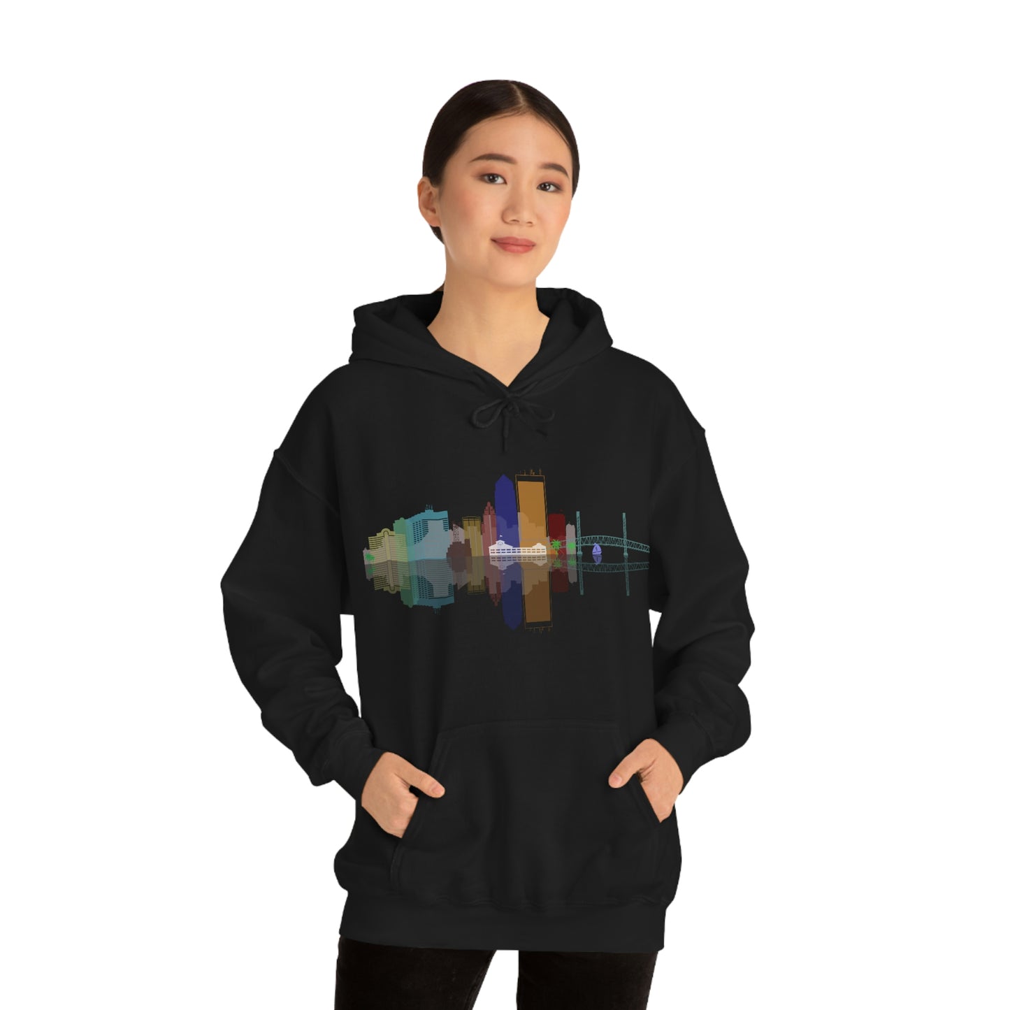 Downtown Jacksonville Unisex Heavy Blend™ Hooded Sweatshirt
