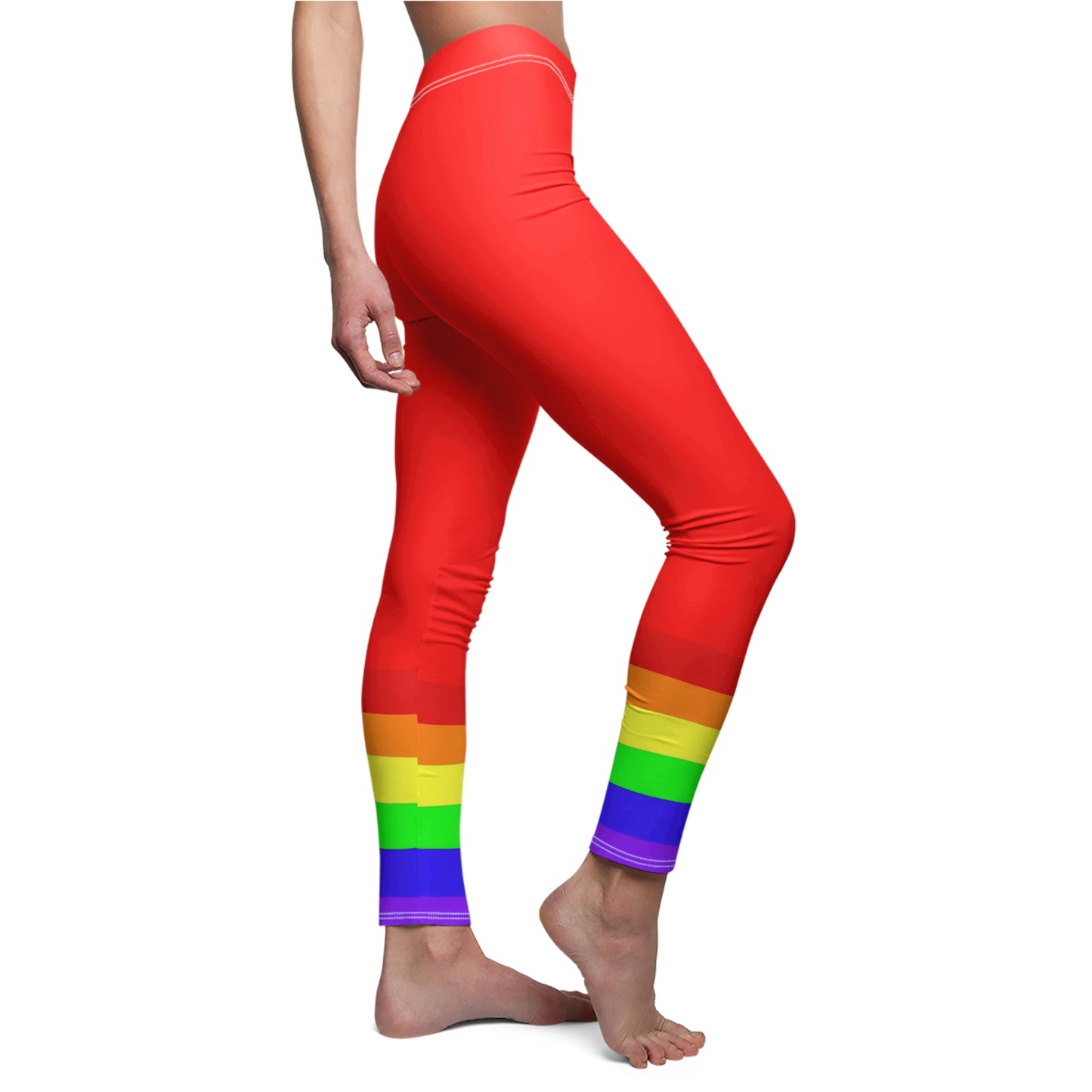 Women's Valentine’s Day Cut & Sew Casual Leggings