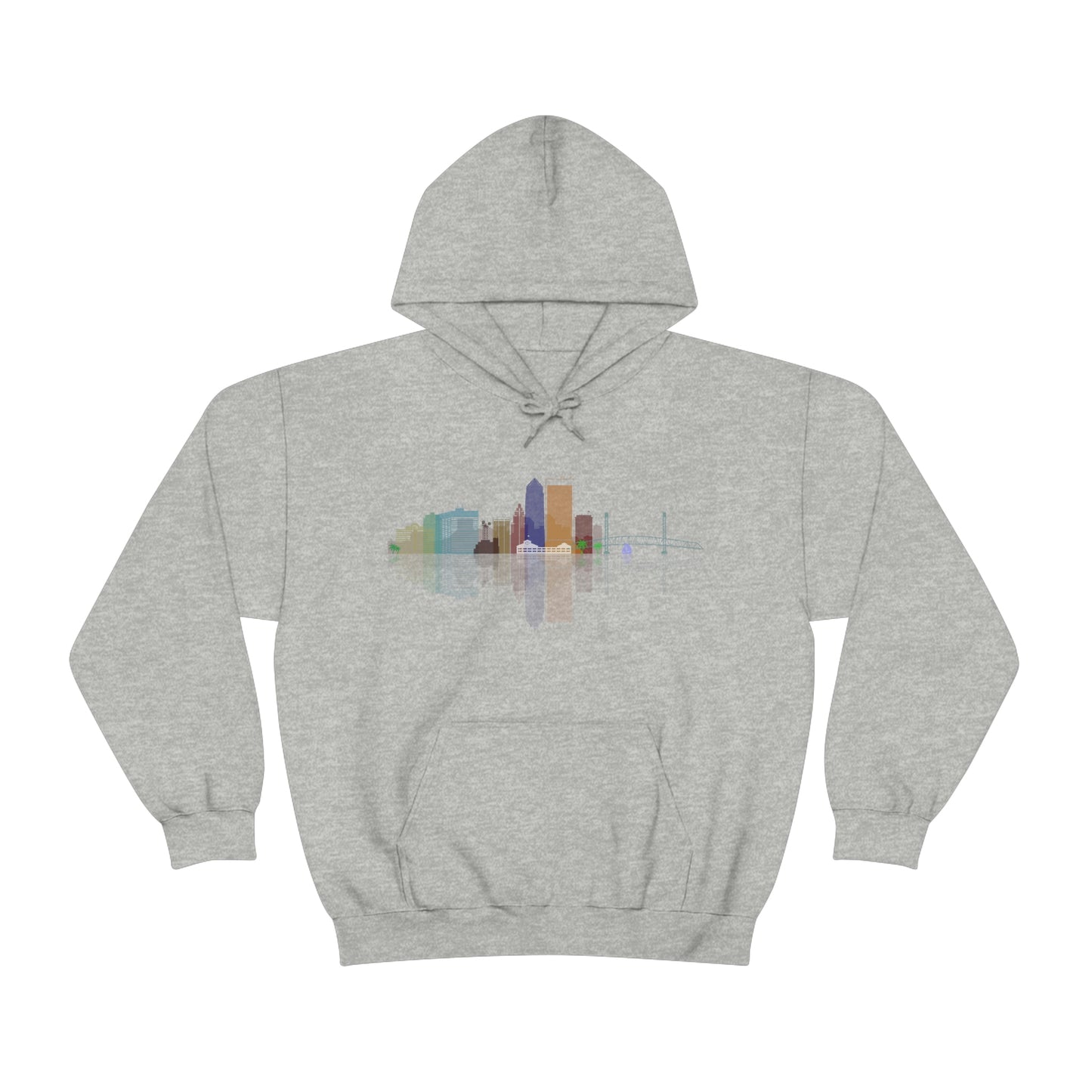 Downtown Jacksonville Unisex Heavy Blend™ Hooded Sweatshirt