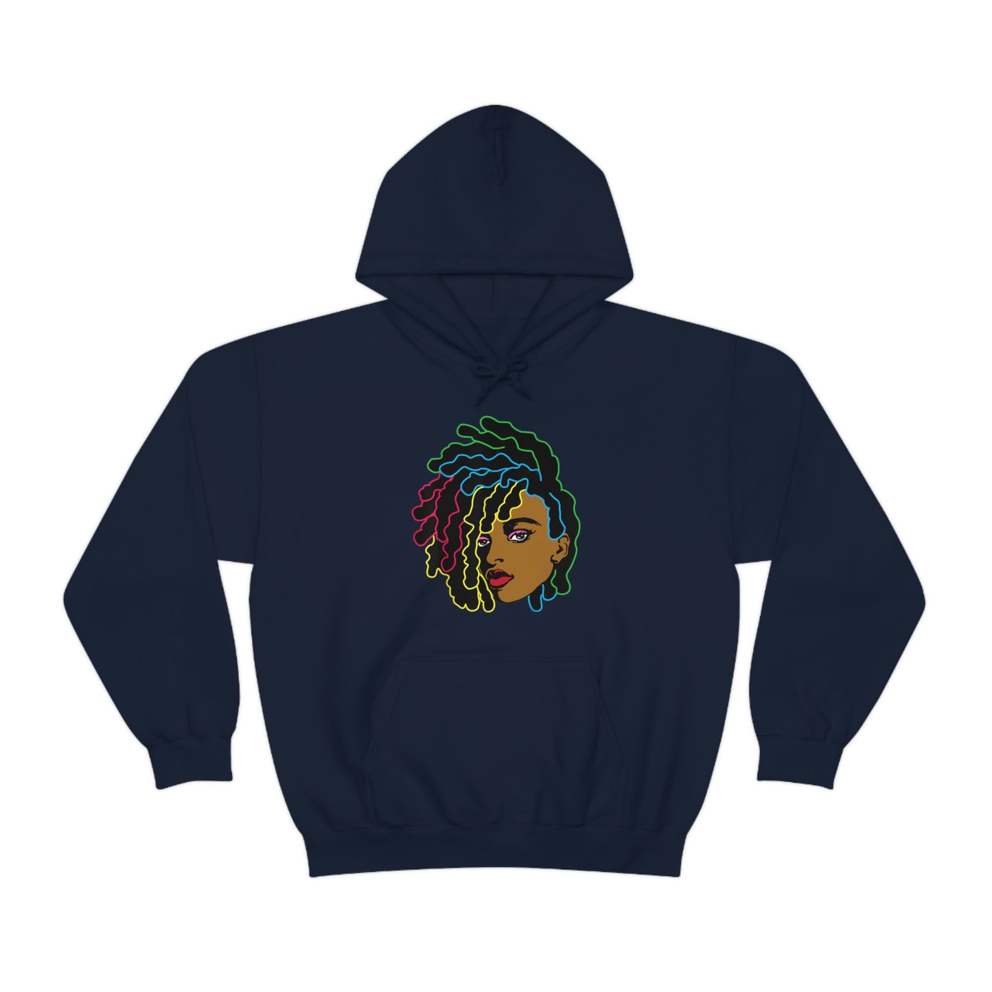 Black Woman Unisex Heavy Blend™ Hoodie