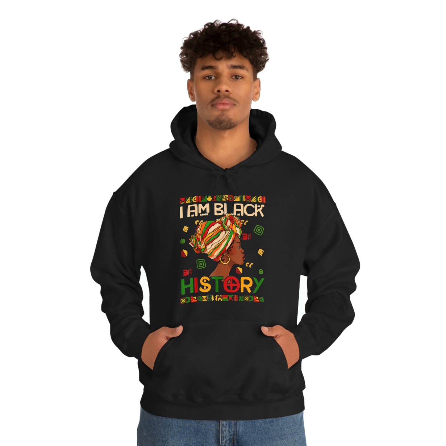 I am Black History Unisex Heavy Blend™ Hoodie