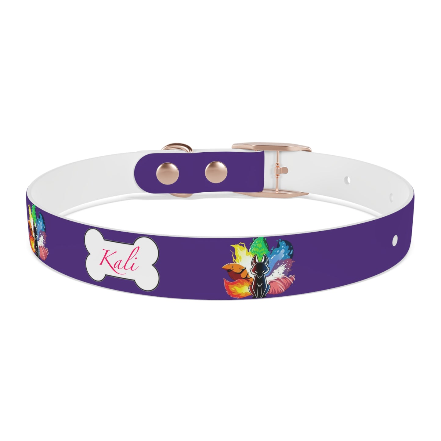 Ninetailed fox Dog Collar
