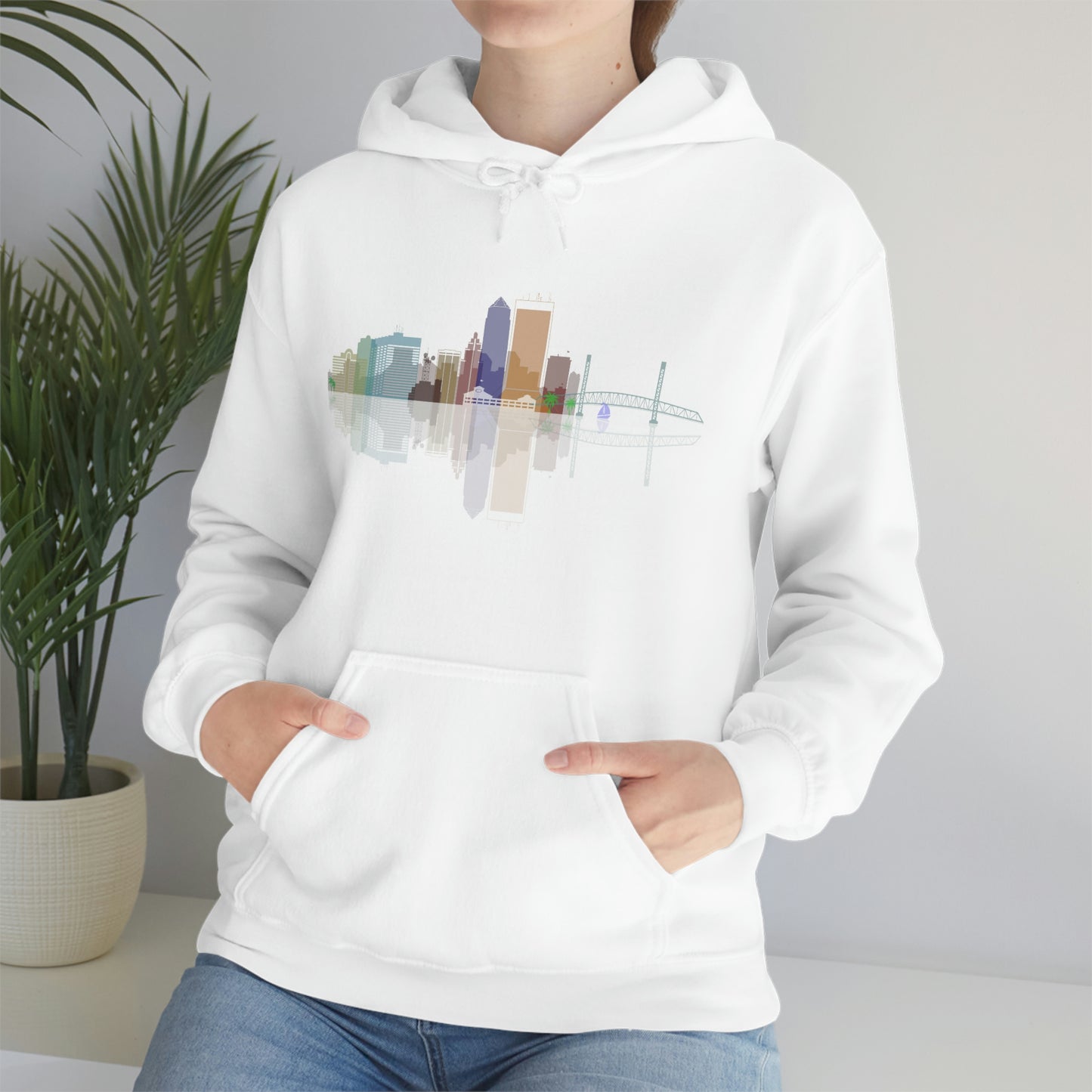 Downtown Jacksonville Unisex Heavy Blend™ Hooded Sweatshirt