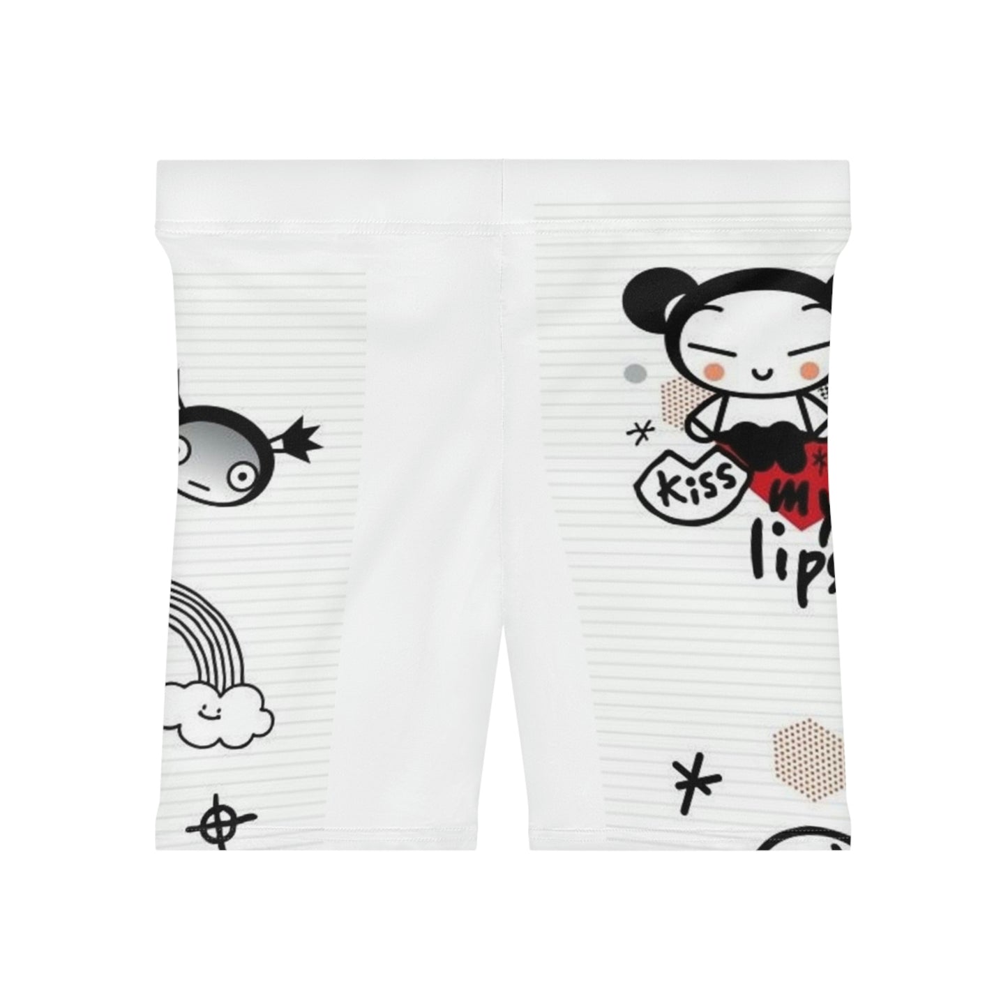Kiss Me!!! Women's Biker Shorts