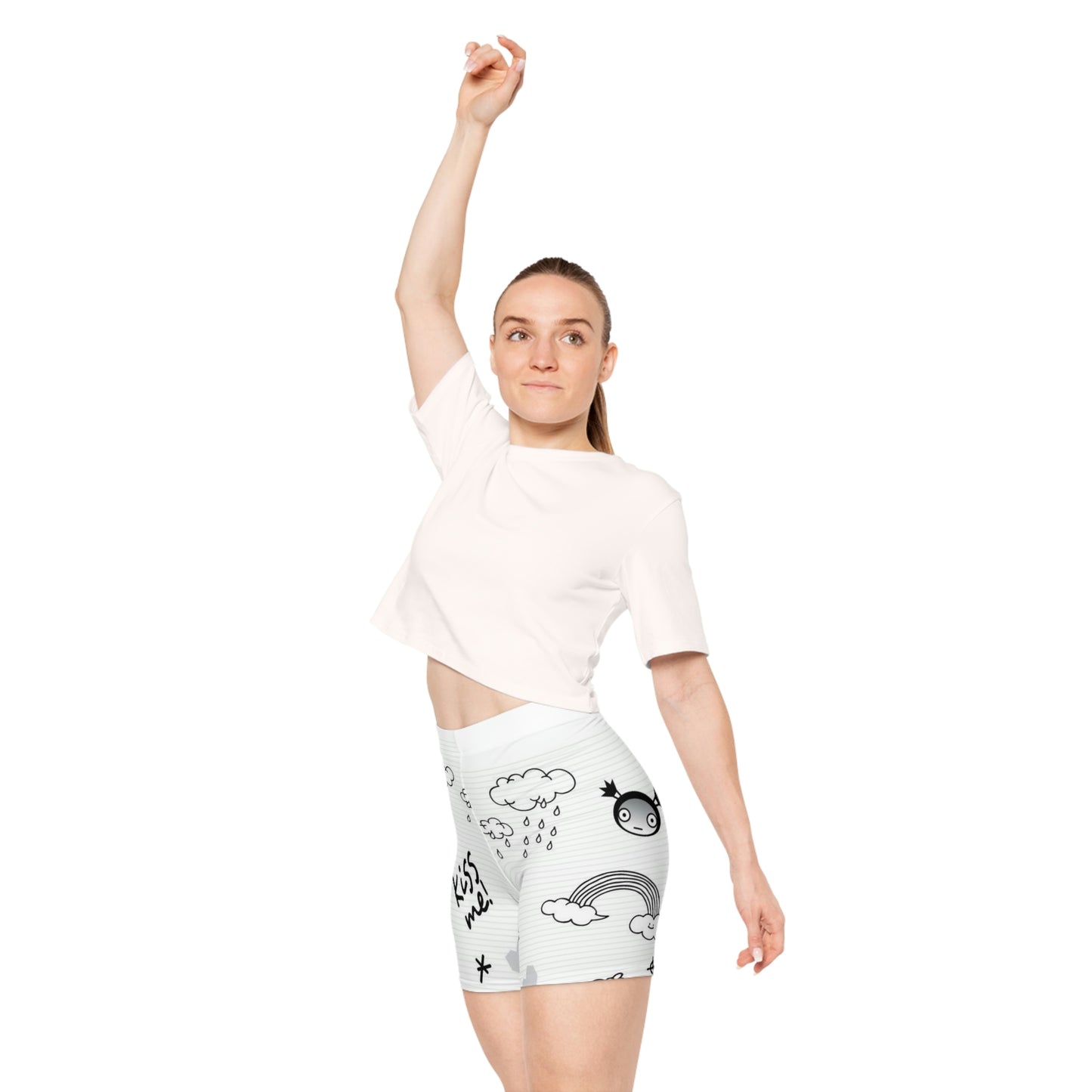 Kiss Me!!! Women's Biker Shorts