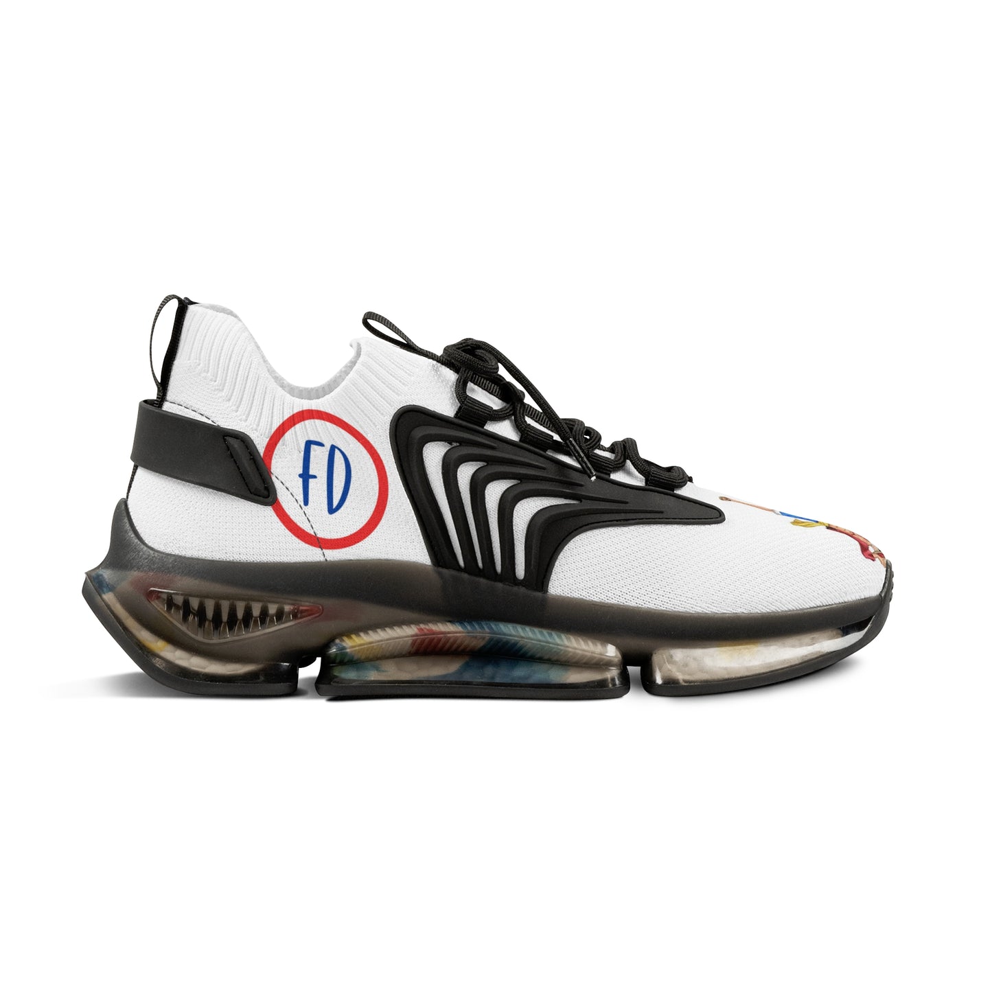 Men's Foxtail Designs Mesh Sports Sneakers