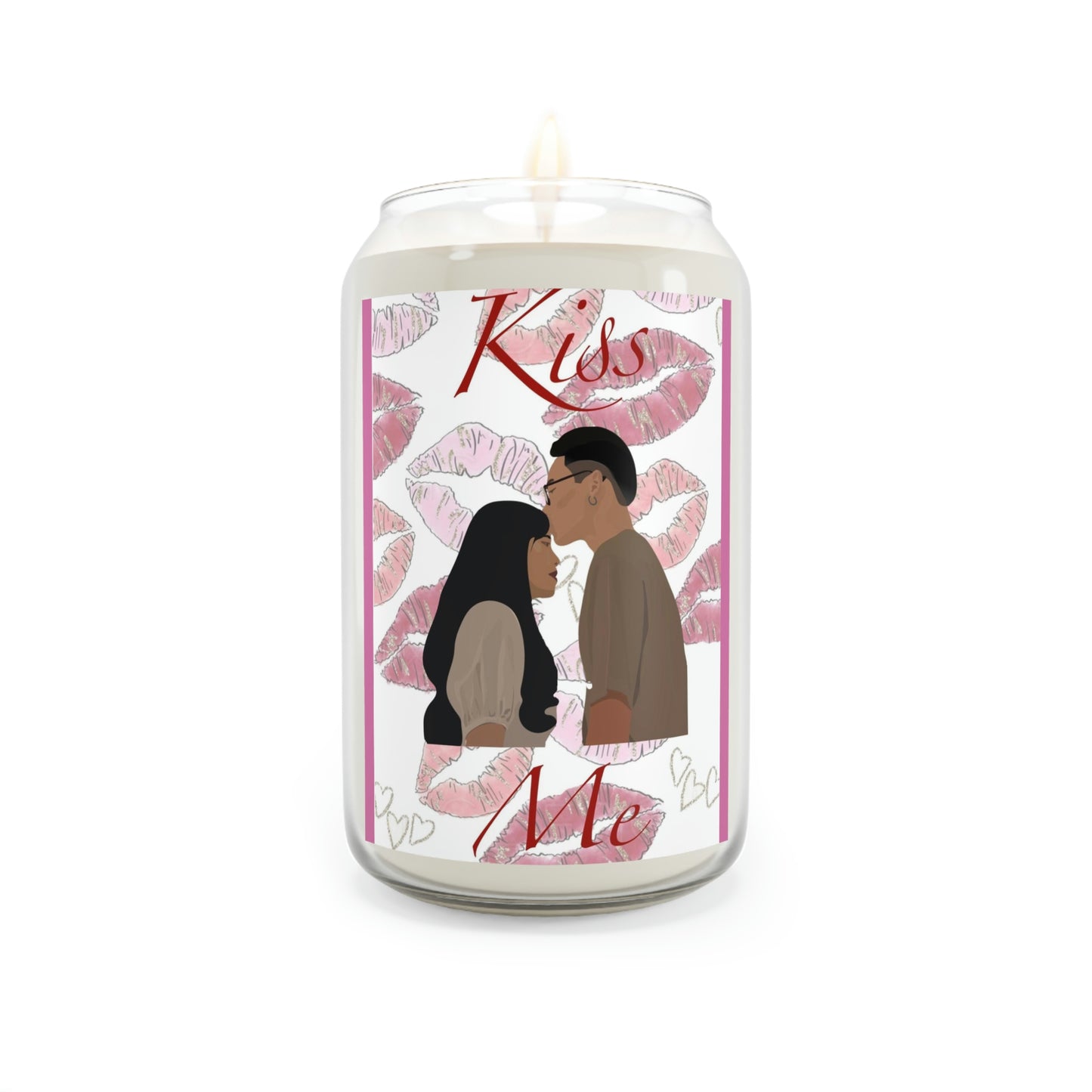 (KISS ME! Valentine’s Day) 70-80 HOUR, Soy Scented Candle, 13.75oz