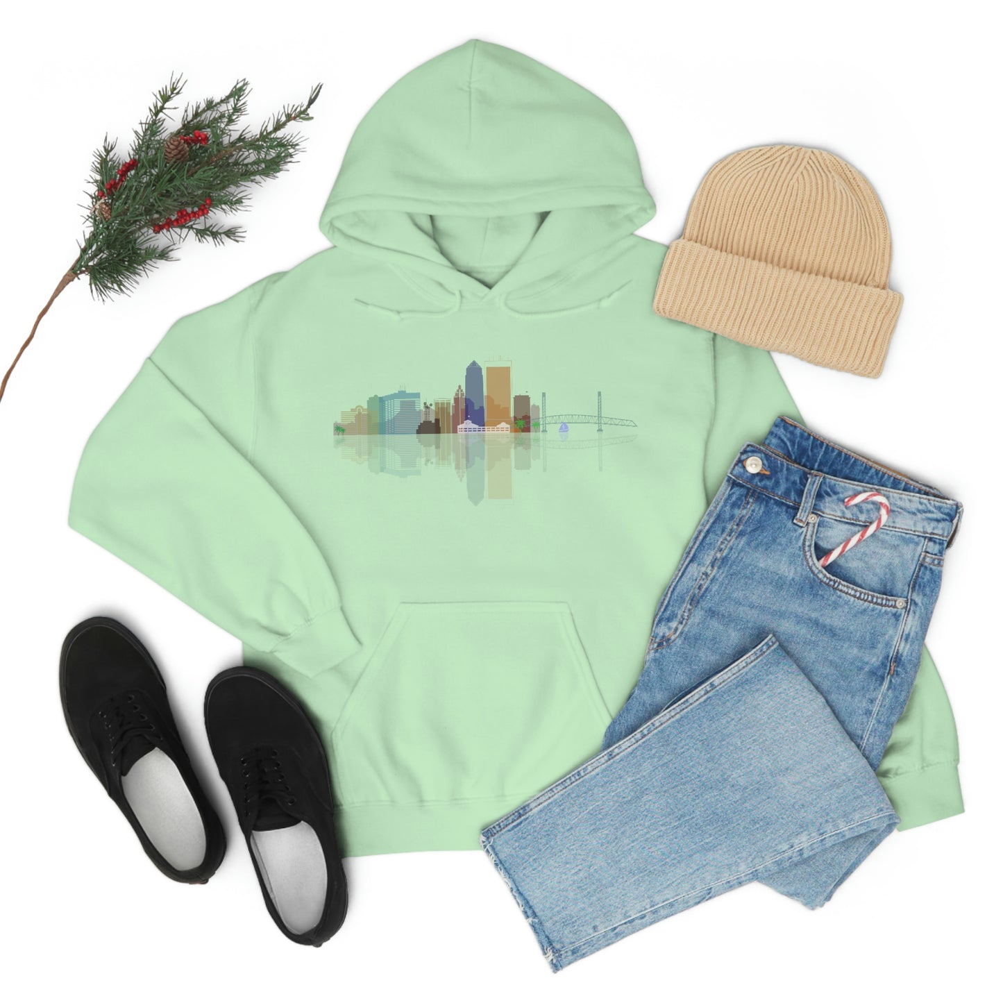 Downtown Jacksonville Unisex Heavy Blend™ Hooded Sweatshirt