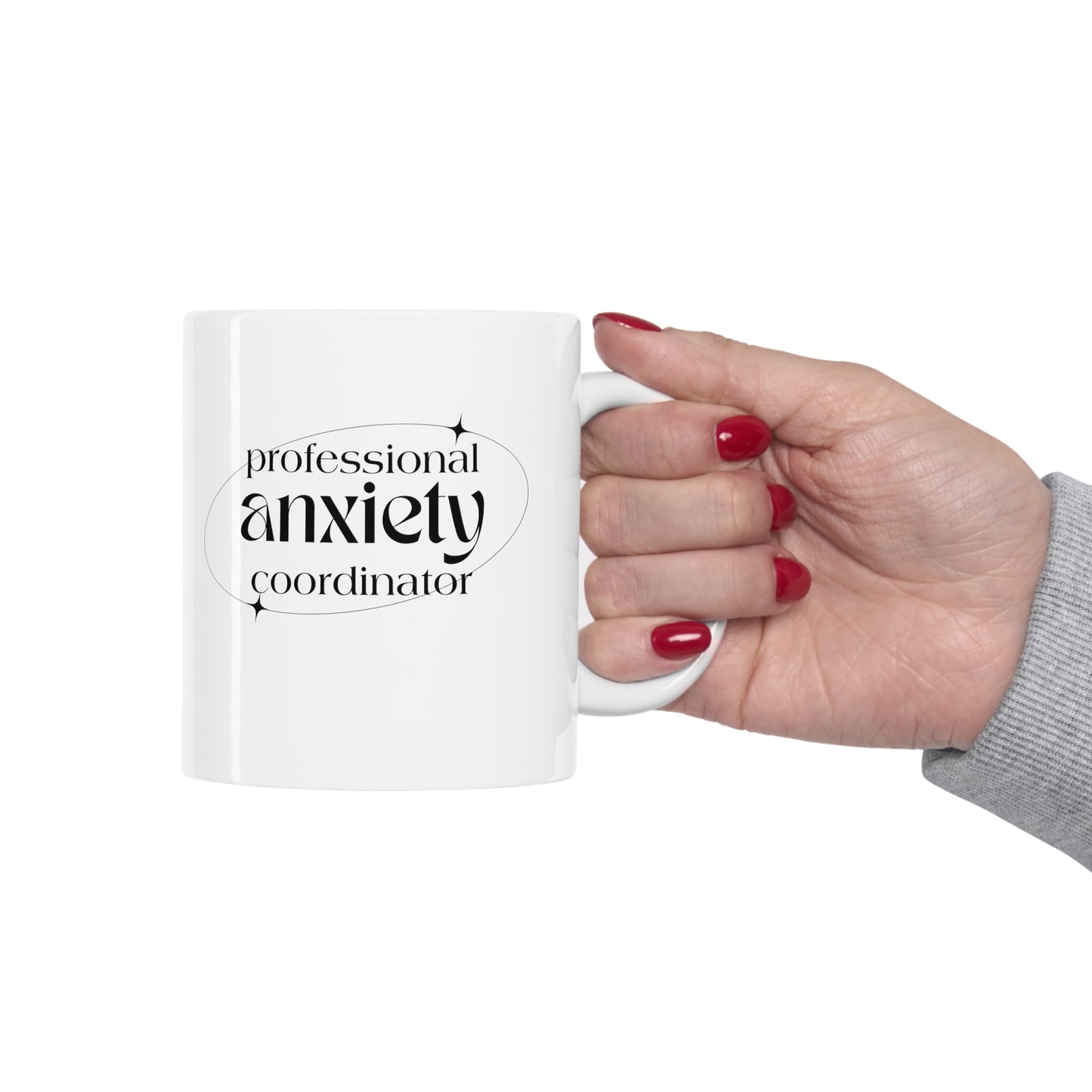 "Professional Anxiety Coordinator" Novelty Mug - Perfect Gift for Humor and Coffee Lovers