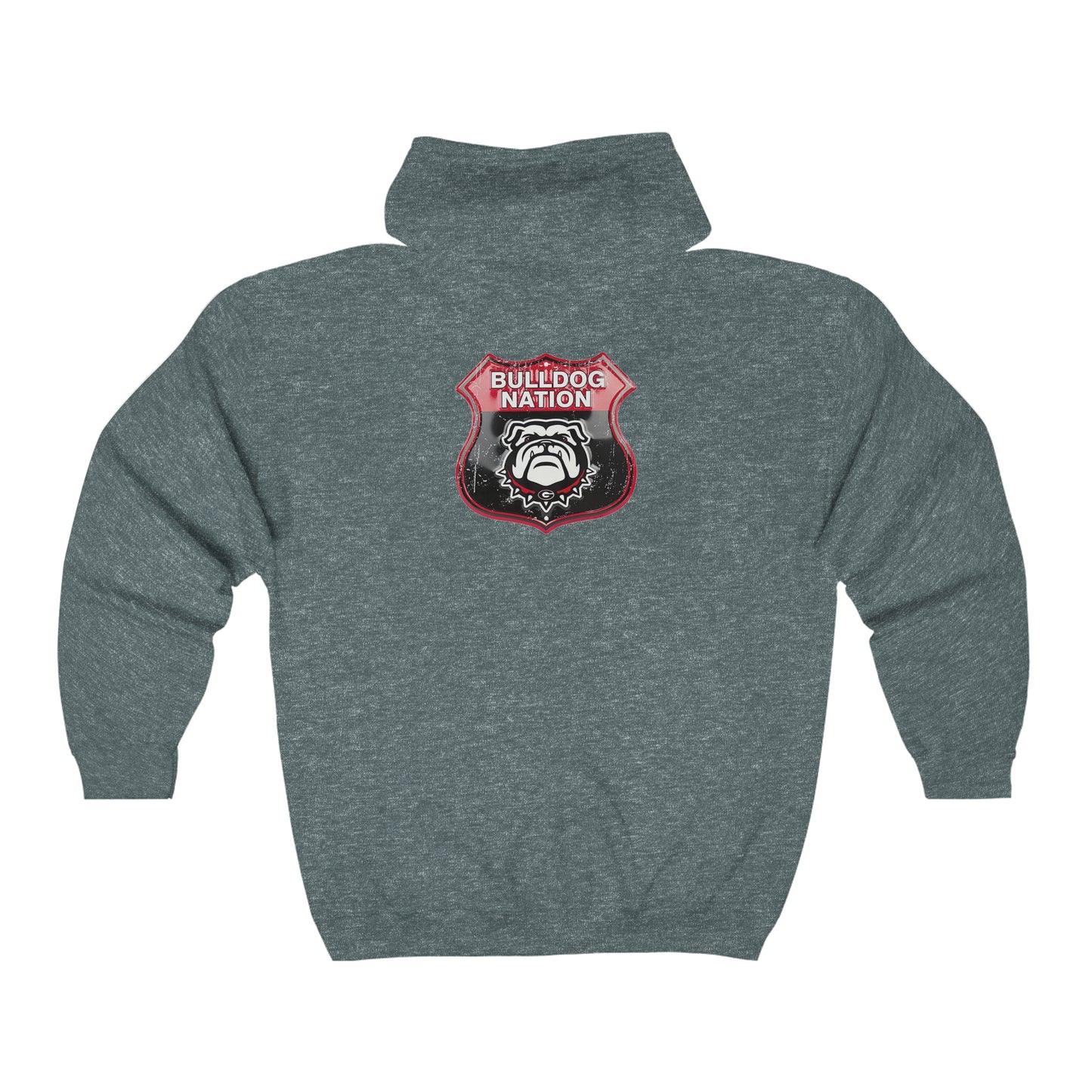 Georgia Bulldogs Unisex Heavy Blend Full Zipper Hoodie