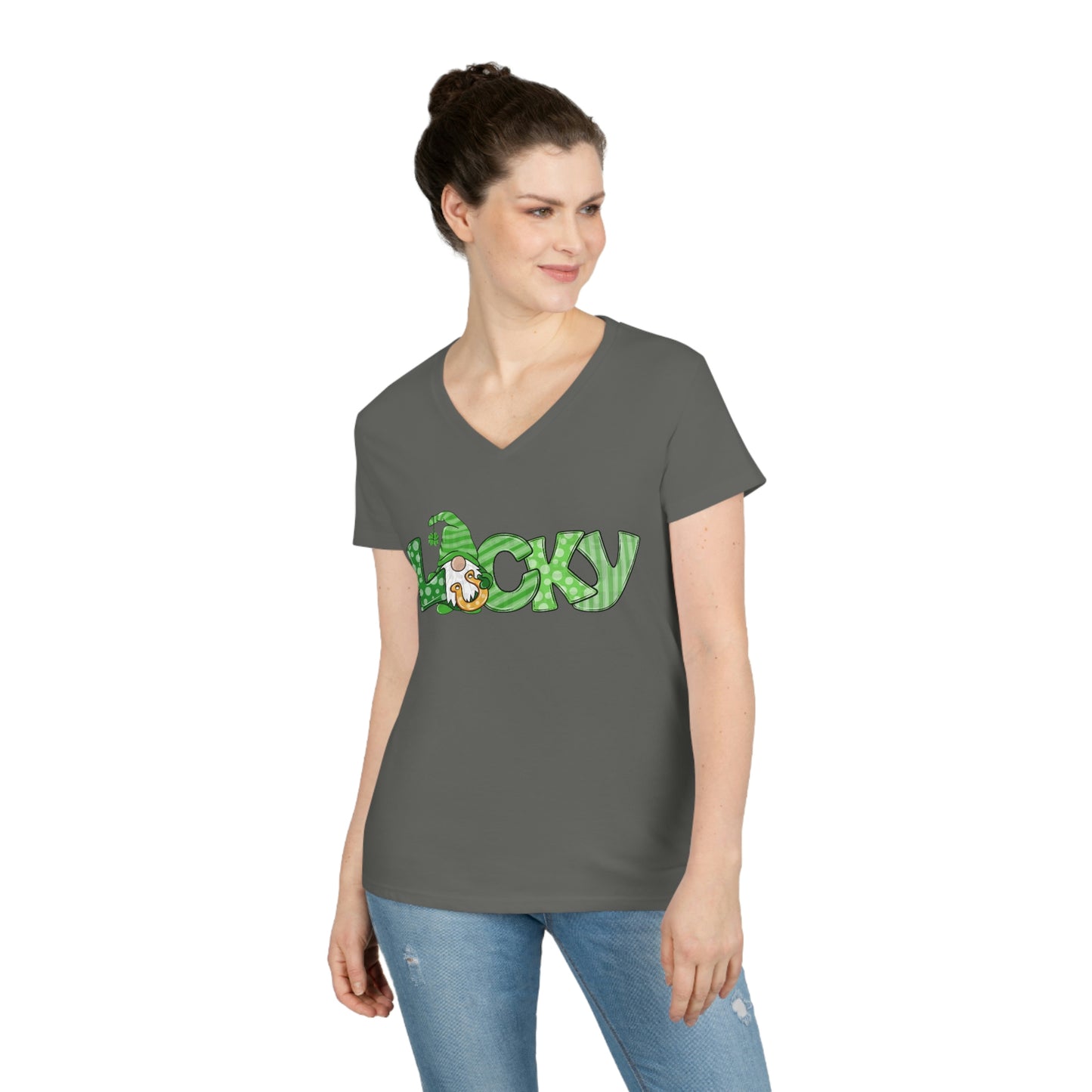 Ladies' Saint Patrick’s Day V-Neck T-Shirt