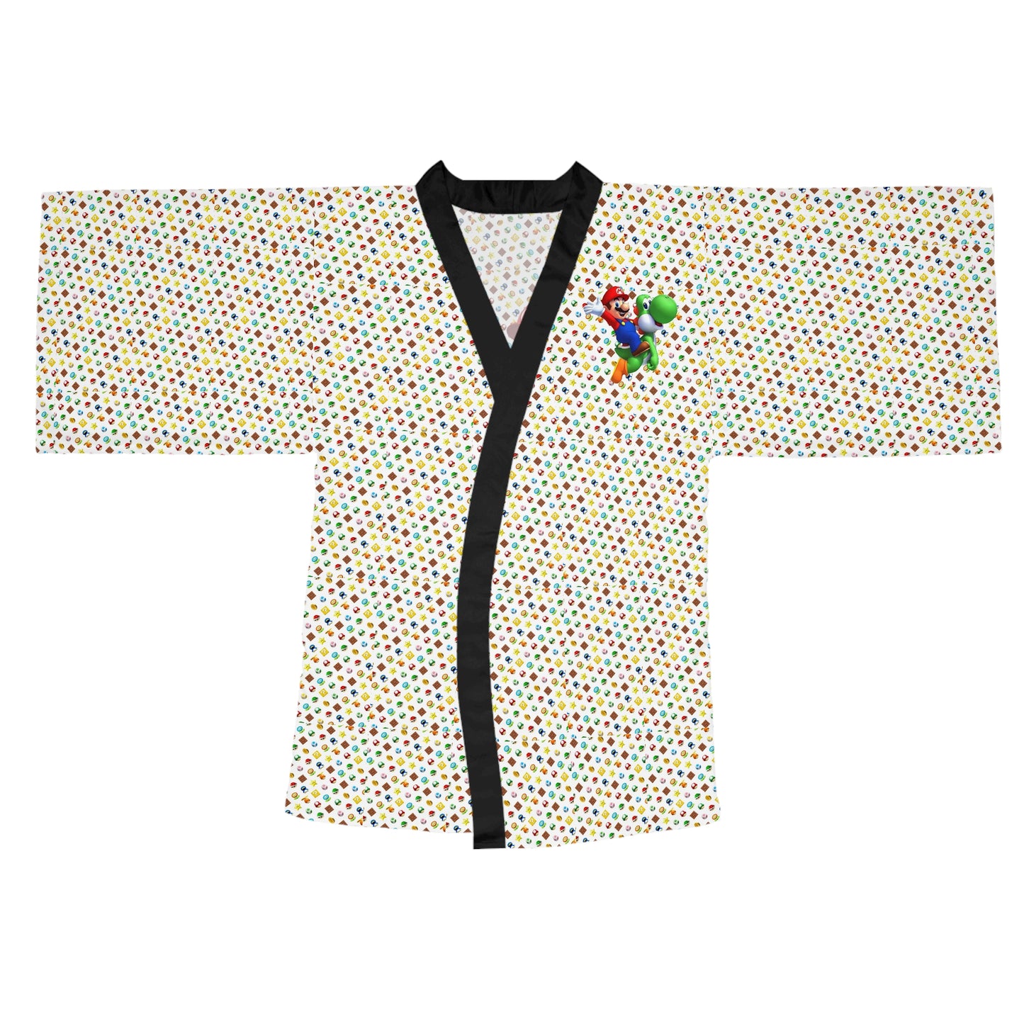Mario/Yoshi Long Sleeve Kimono Robe.