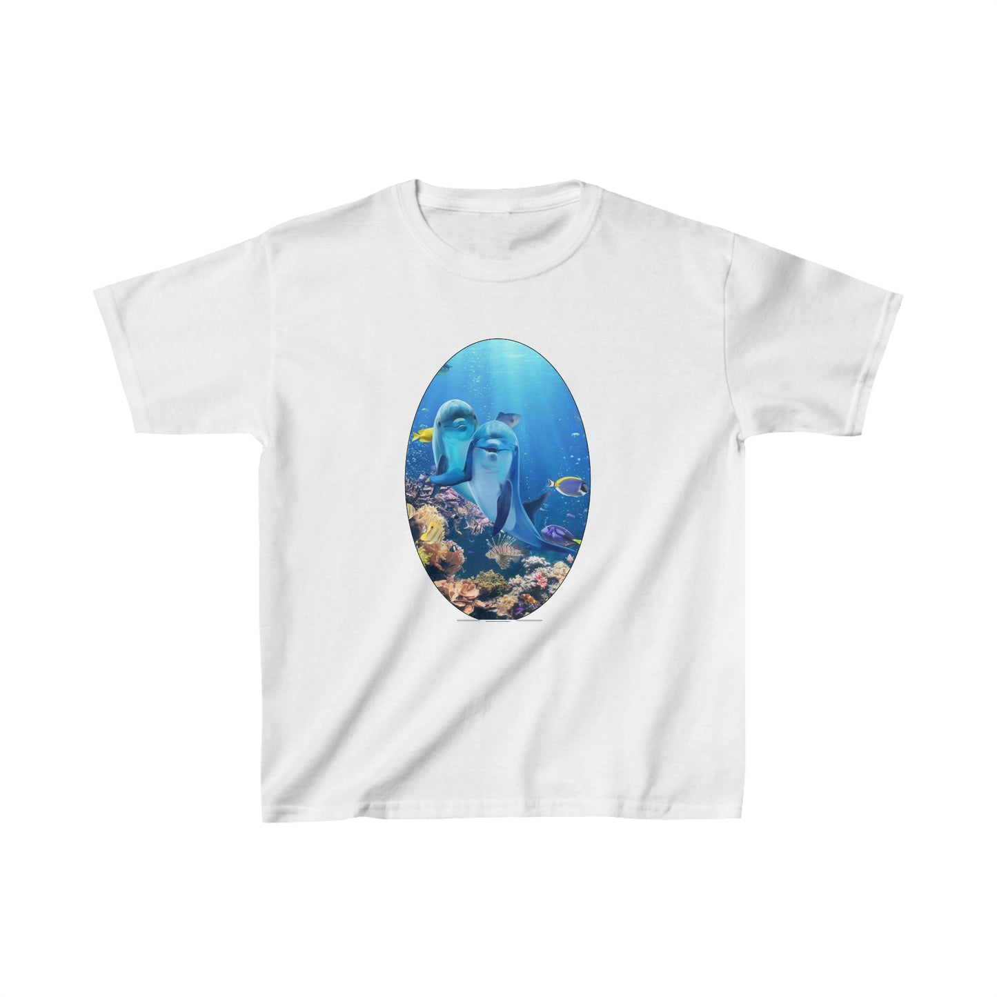 Kids Dolphin Heavy Cotton Tee