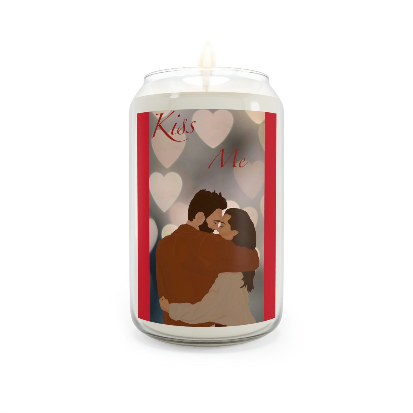 (KISS ME! Valentine’s Day) 70-80 HOUR, Soy Scented Candle, 13.75oz