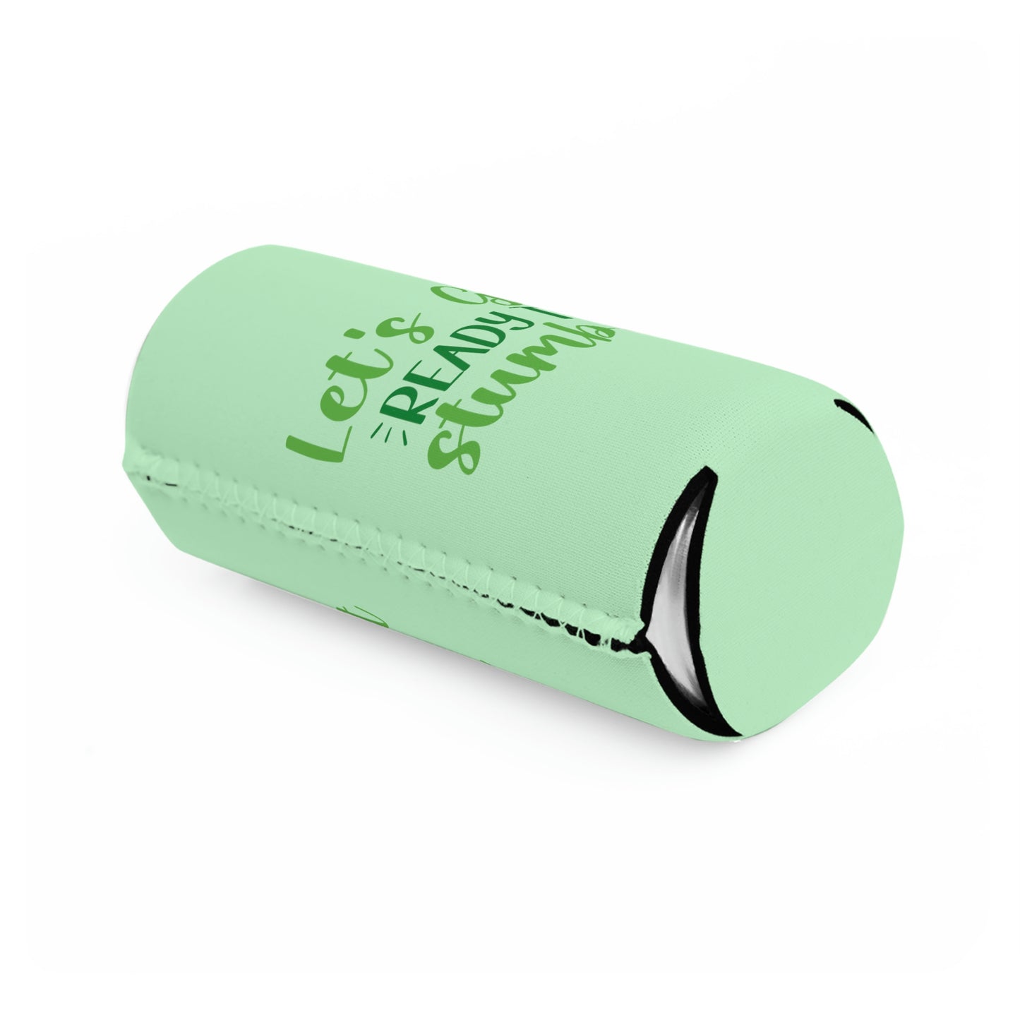 Lets Get Read to Stumble St. Patricks Day Slim Can Cooler