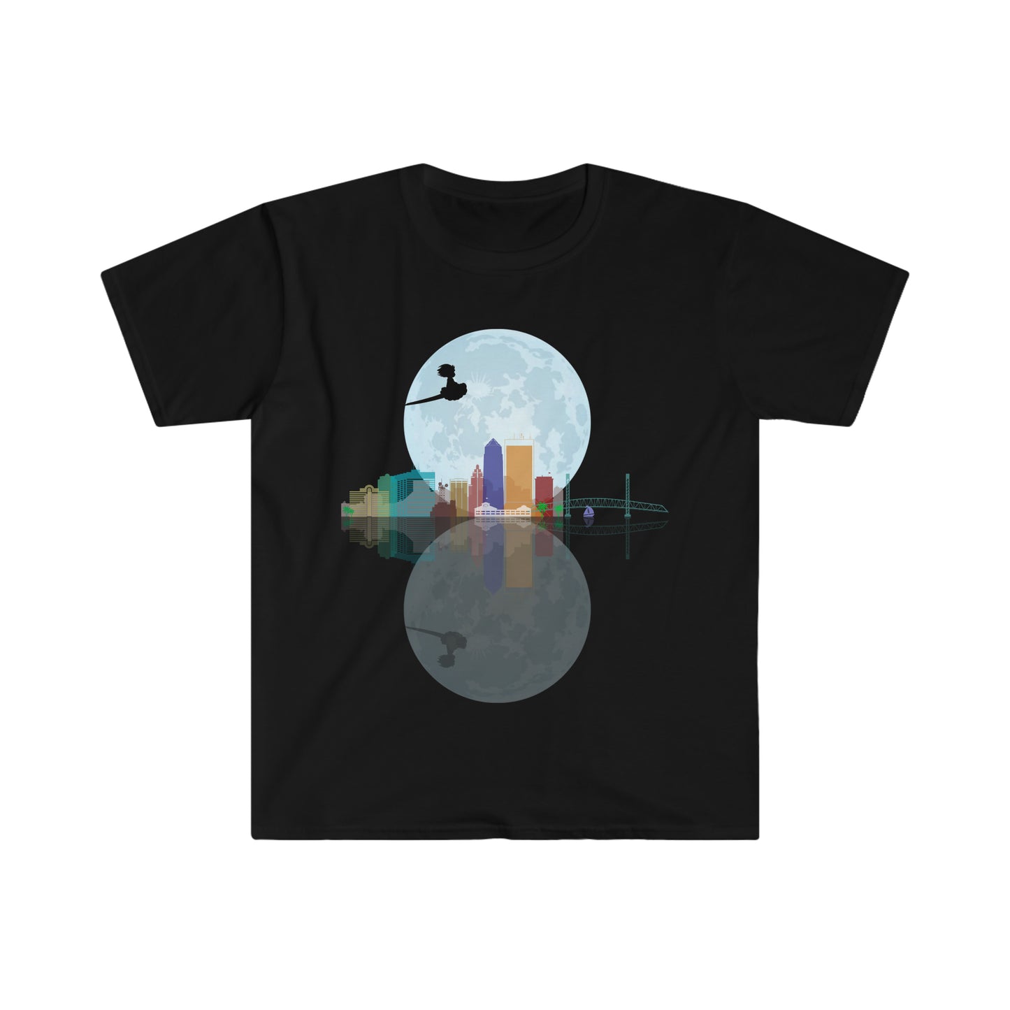 Unisex Softstyle Goku on Nimbus T-Shirt