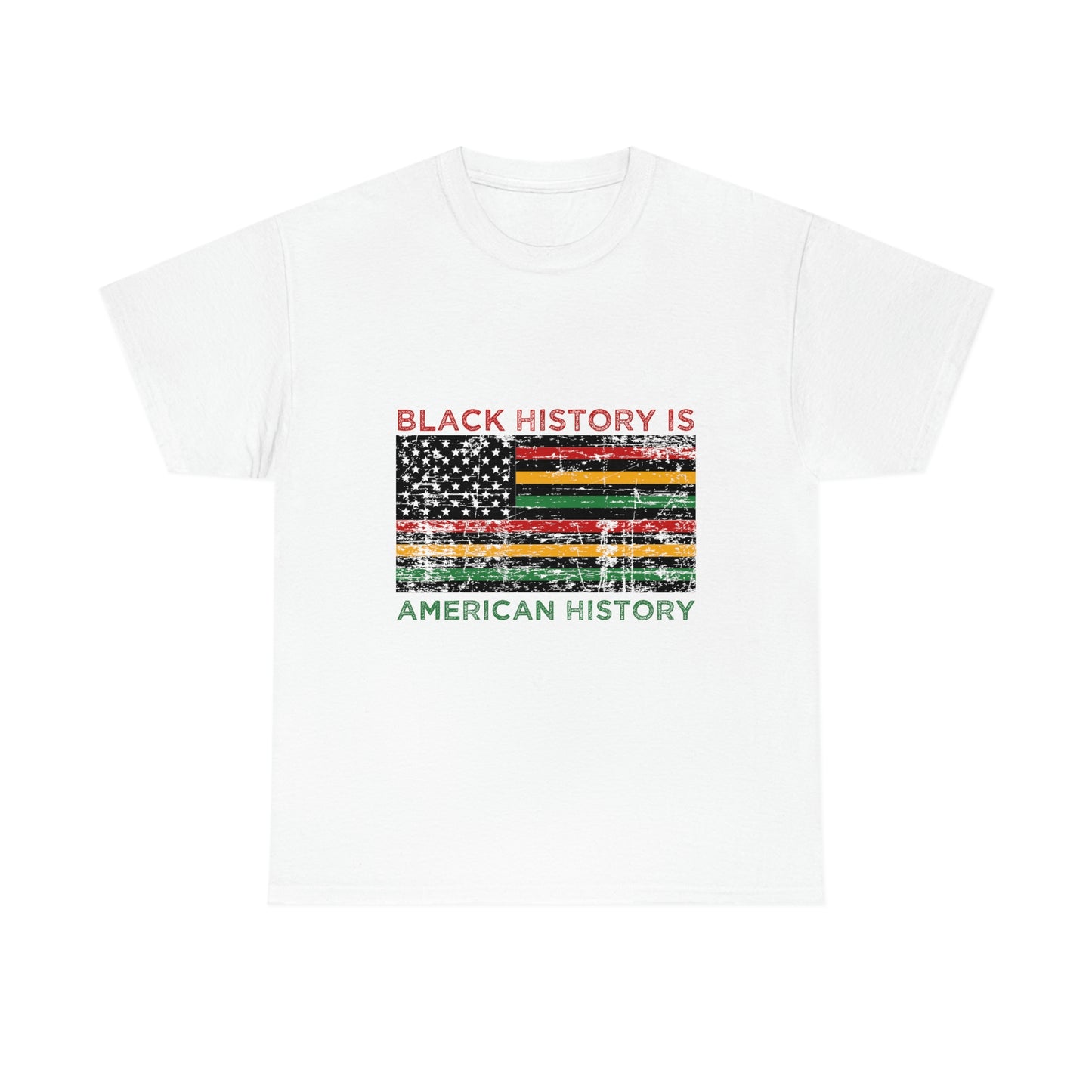 Black History is American History Unisex Heavy Cotton Tee