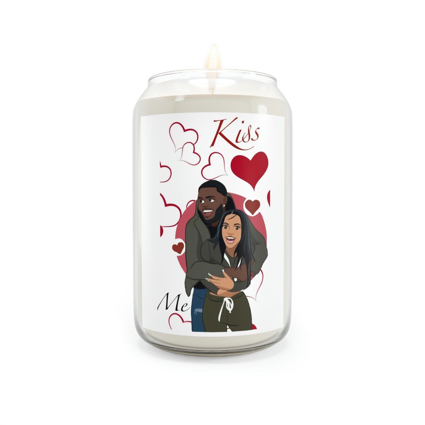 (KISS ME! Valentine’s Day) 70-80 HOUR, Soy Scented Candle, 13.75oz