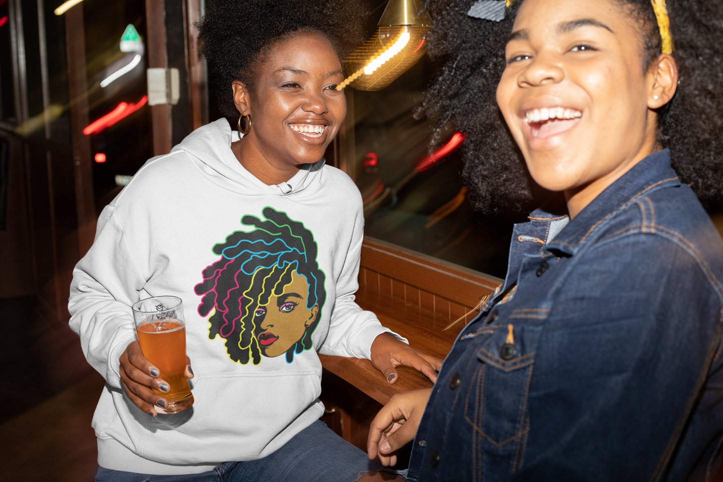 Black Woman Unisex Heavy Blend™ Hoodie
