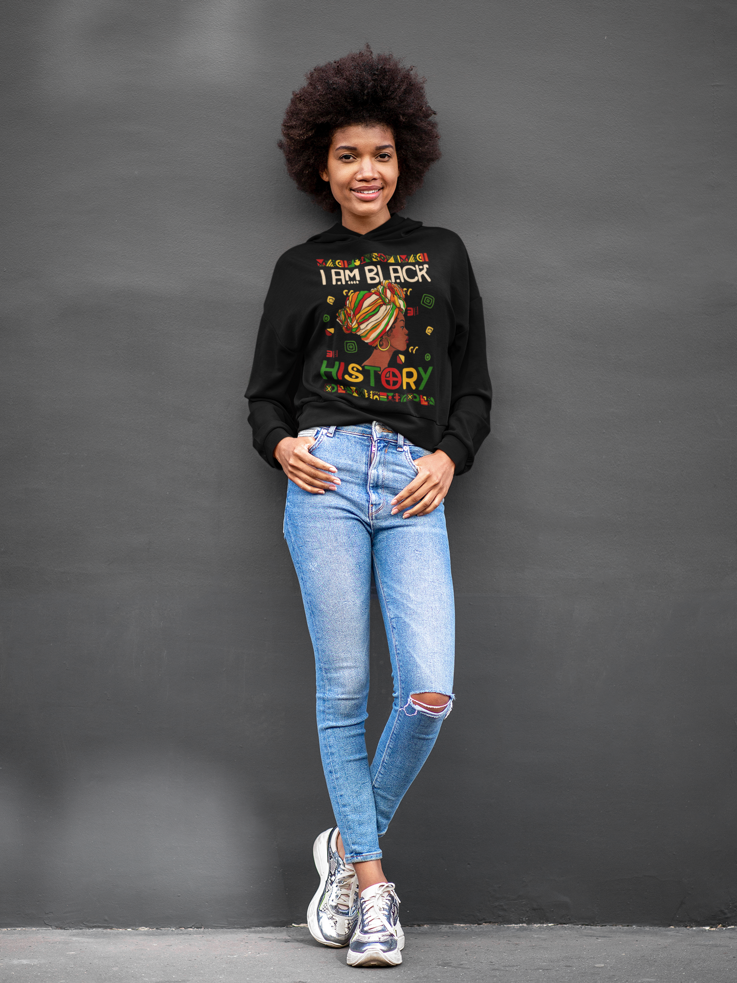 I am Black History Unisex Heavy Blend™ Hoodie