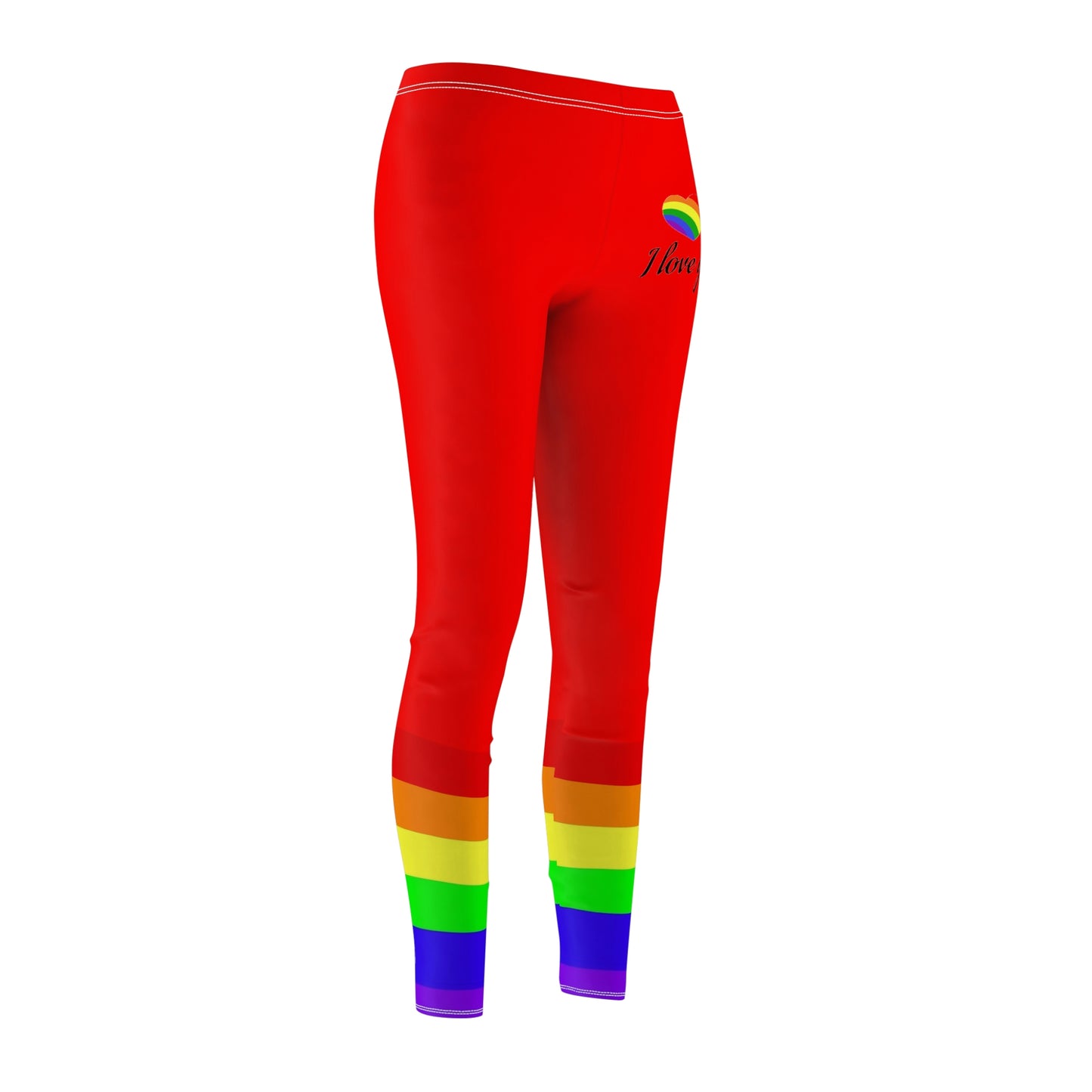 Women's Valentine’s Day Cut & Sew Casual Leggings