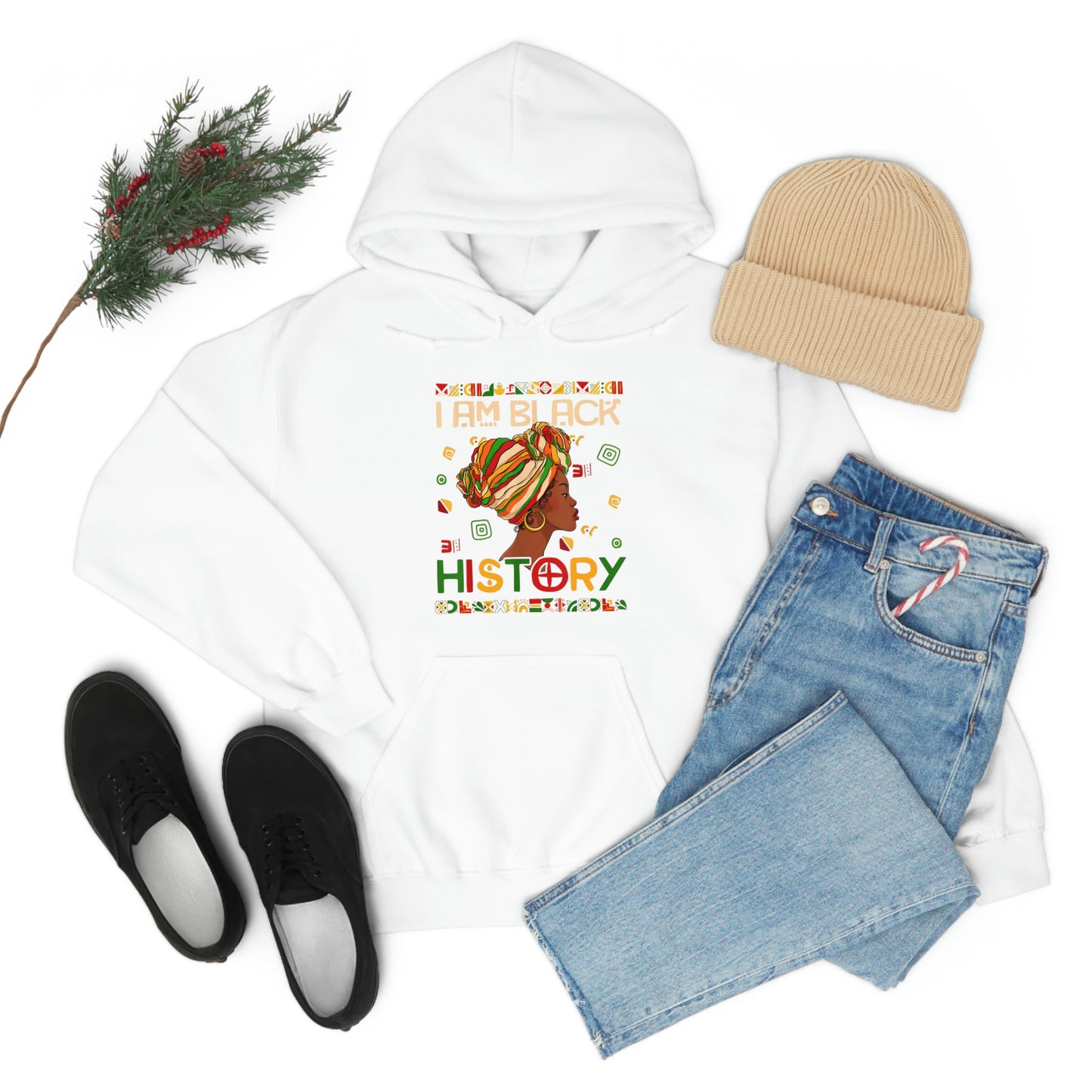 I am Black History Unisex Heavy Blend™ Hoodie