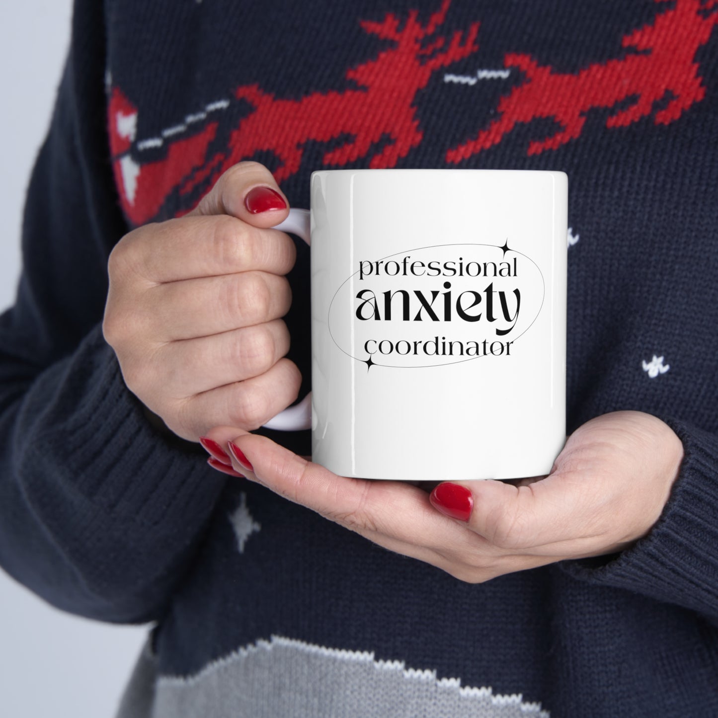 "Professional Anxiety Coordinator" Novelty Mug - Perfect Gift for Humor and Coffee Lovers