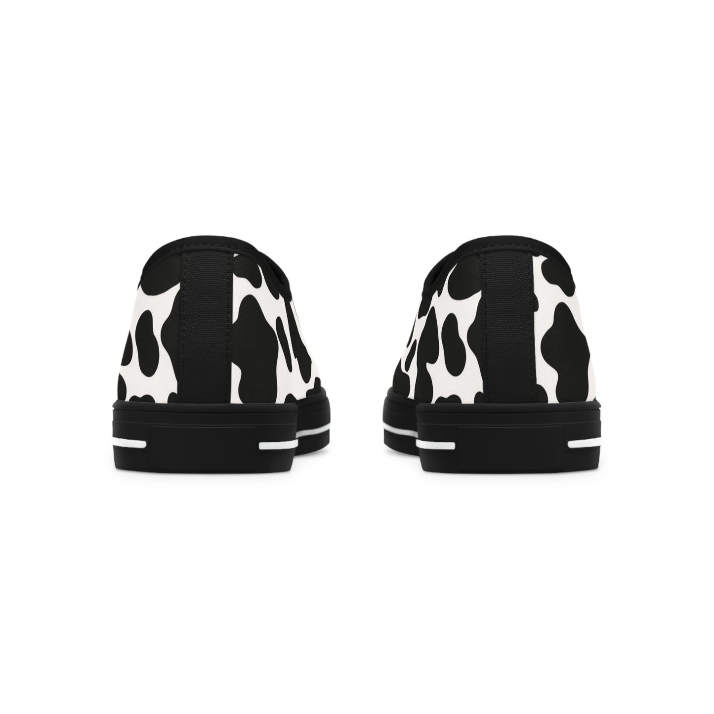 Women's Low Top Cow Print Sneakers