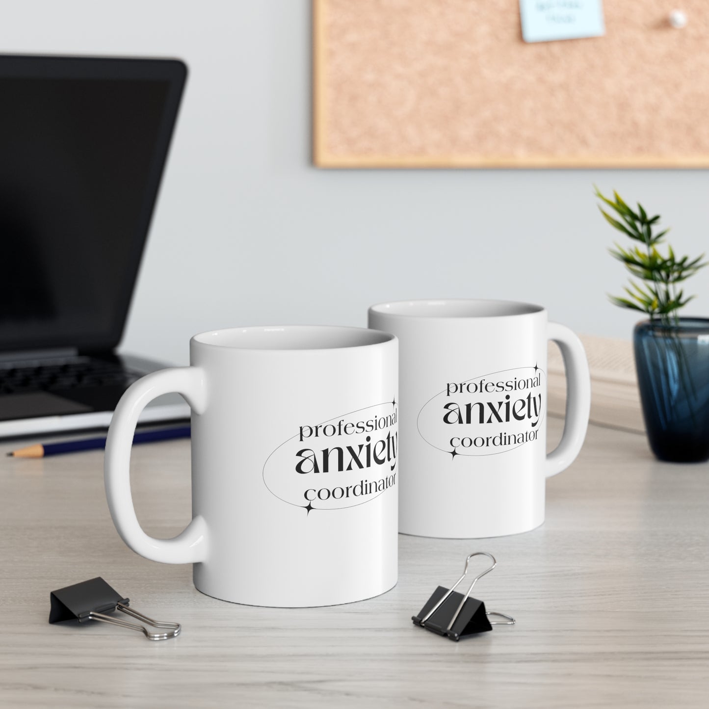 "Professional Anxiety Coordinator" Novelty Mug - Perfect Gift for Humor and Coffee Lovers