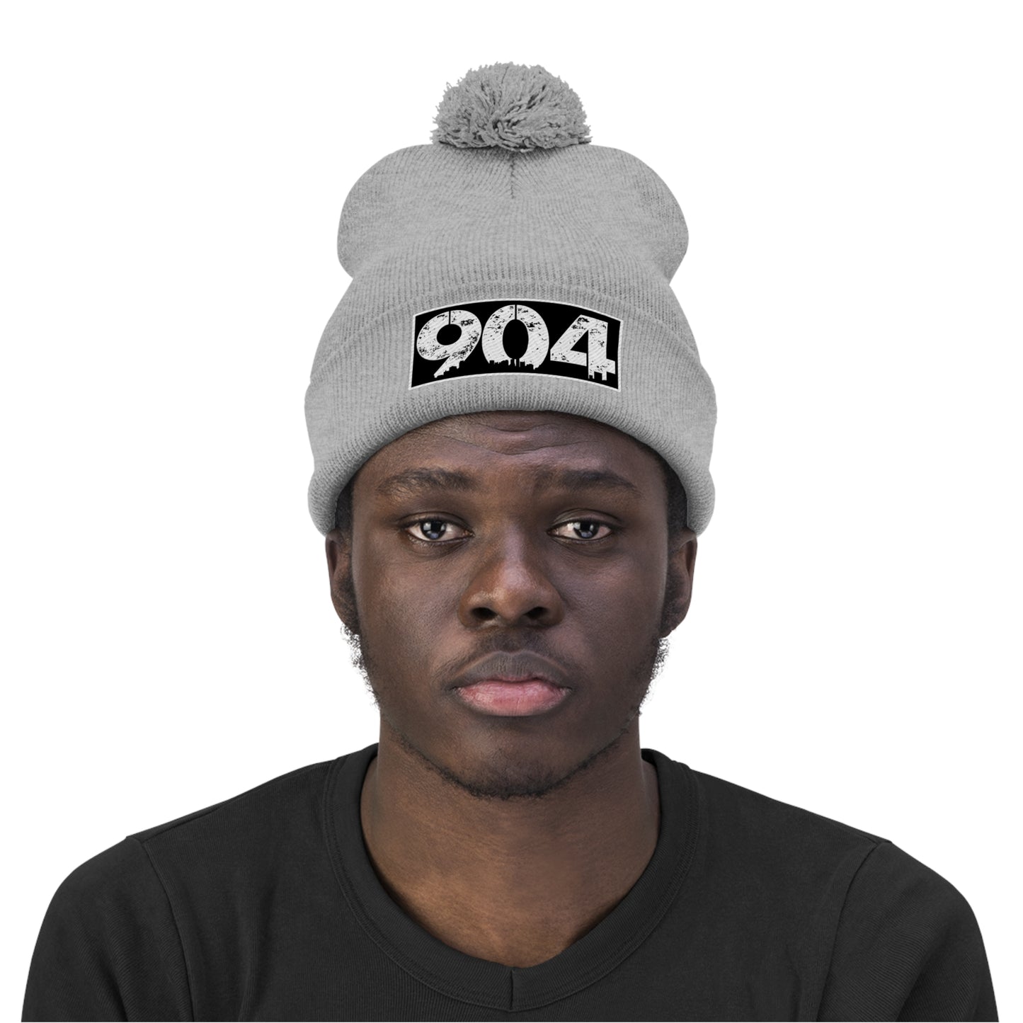 Duval 904 embroidered Pom Pom Beanie