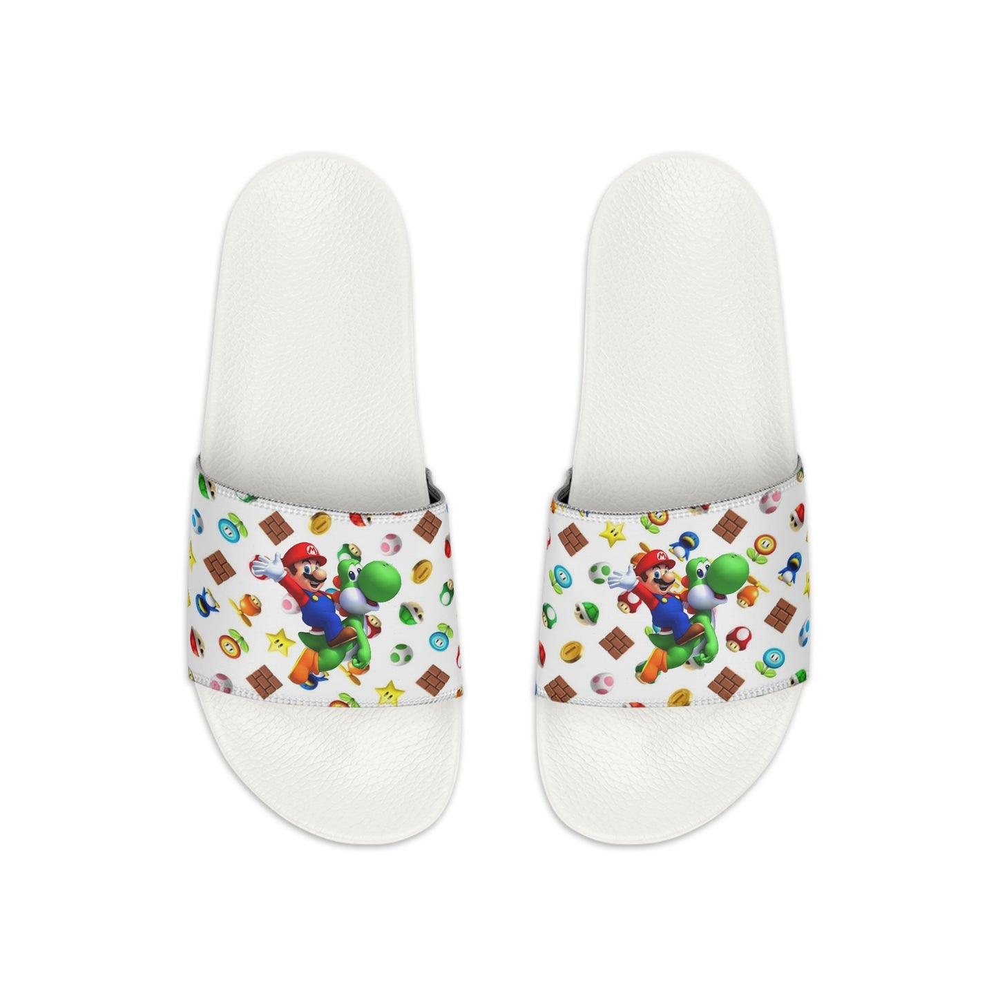 Mario/Yoshi Youth Slide Sandals
