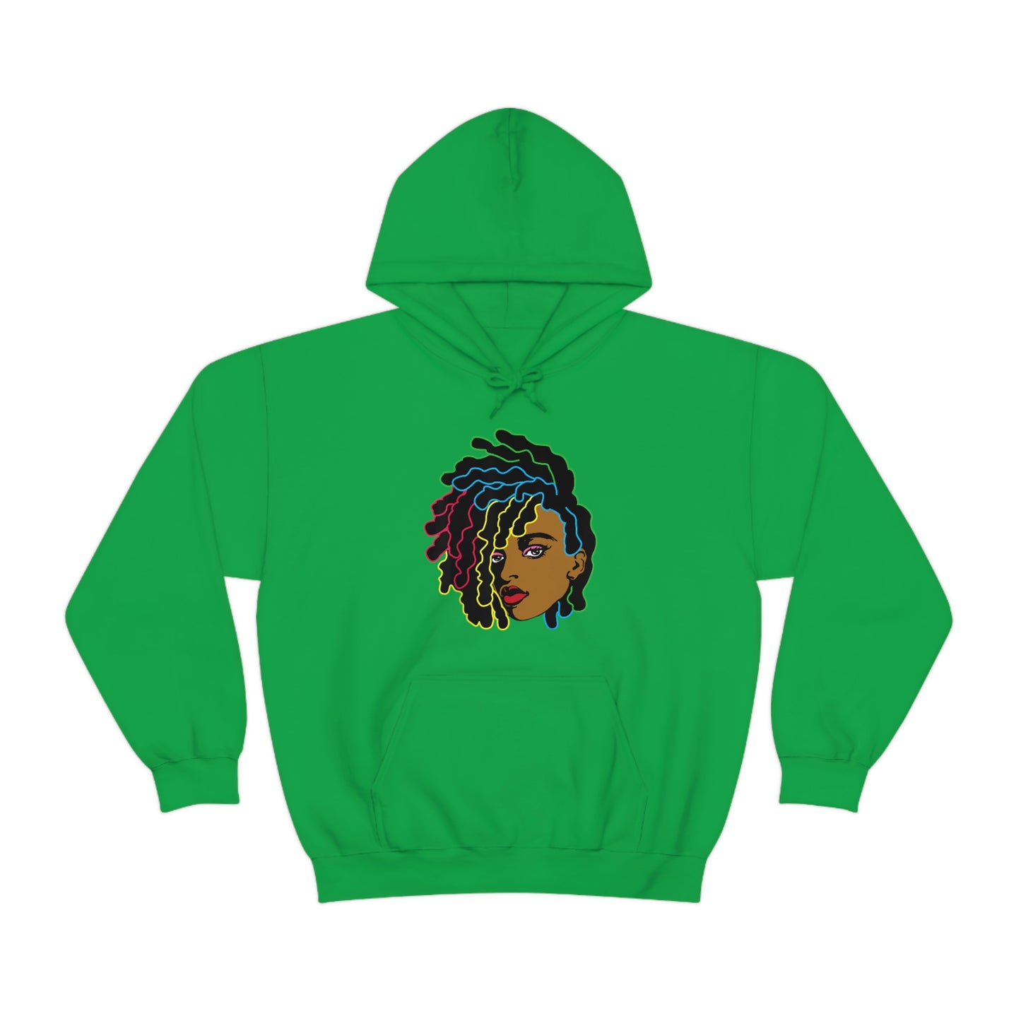 Black Woman Unisex Heavy Blend™ Hoodie