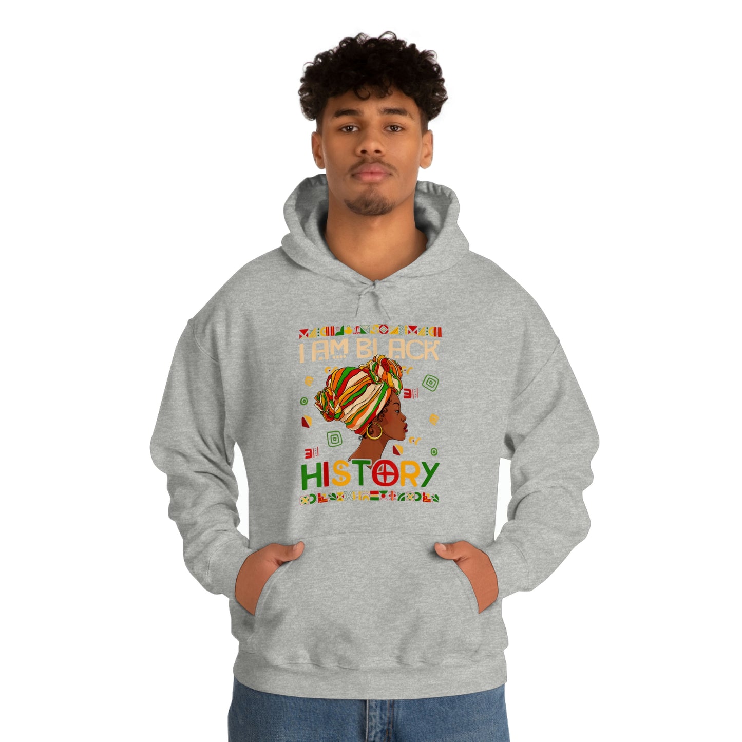 I am Black History Unisex Heavy Blend™ Hoodie