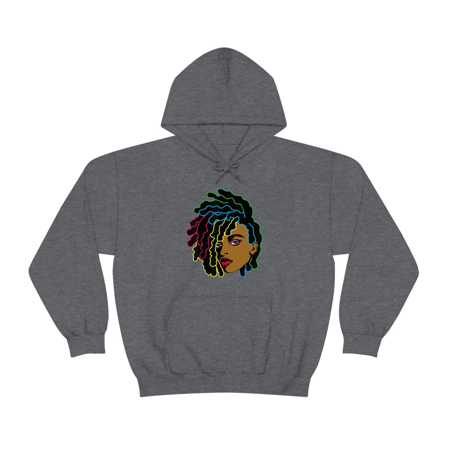Black Woman Unisex Heavy Blend™ Hoodie