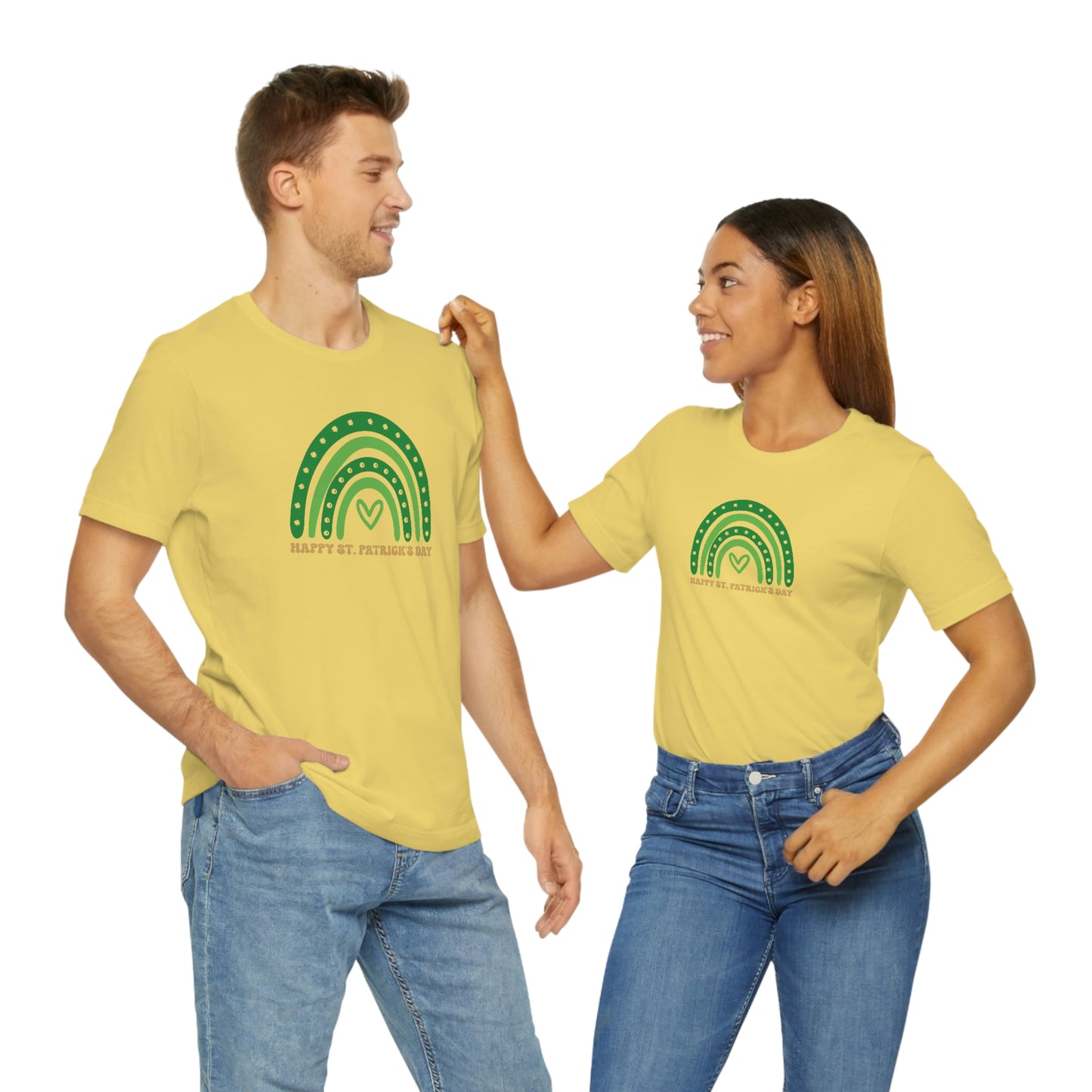 Happy St Patricks Day Unisex Jersey Short Sleeve Tee