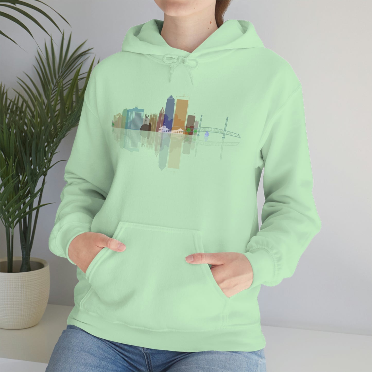 Downtown Jacksonville Unisex Heavy Blend™ Hooded Sweatshirt