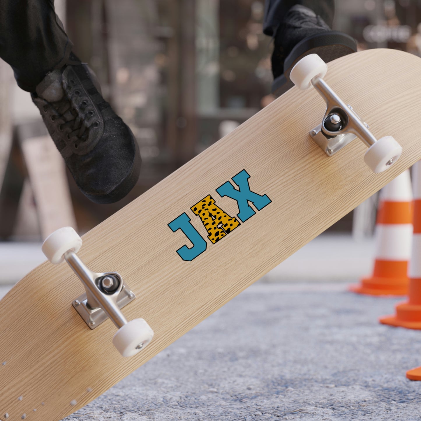 JAX Transparent Outdoor Stickers, Die-Cut, 1pcs