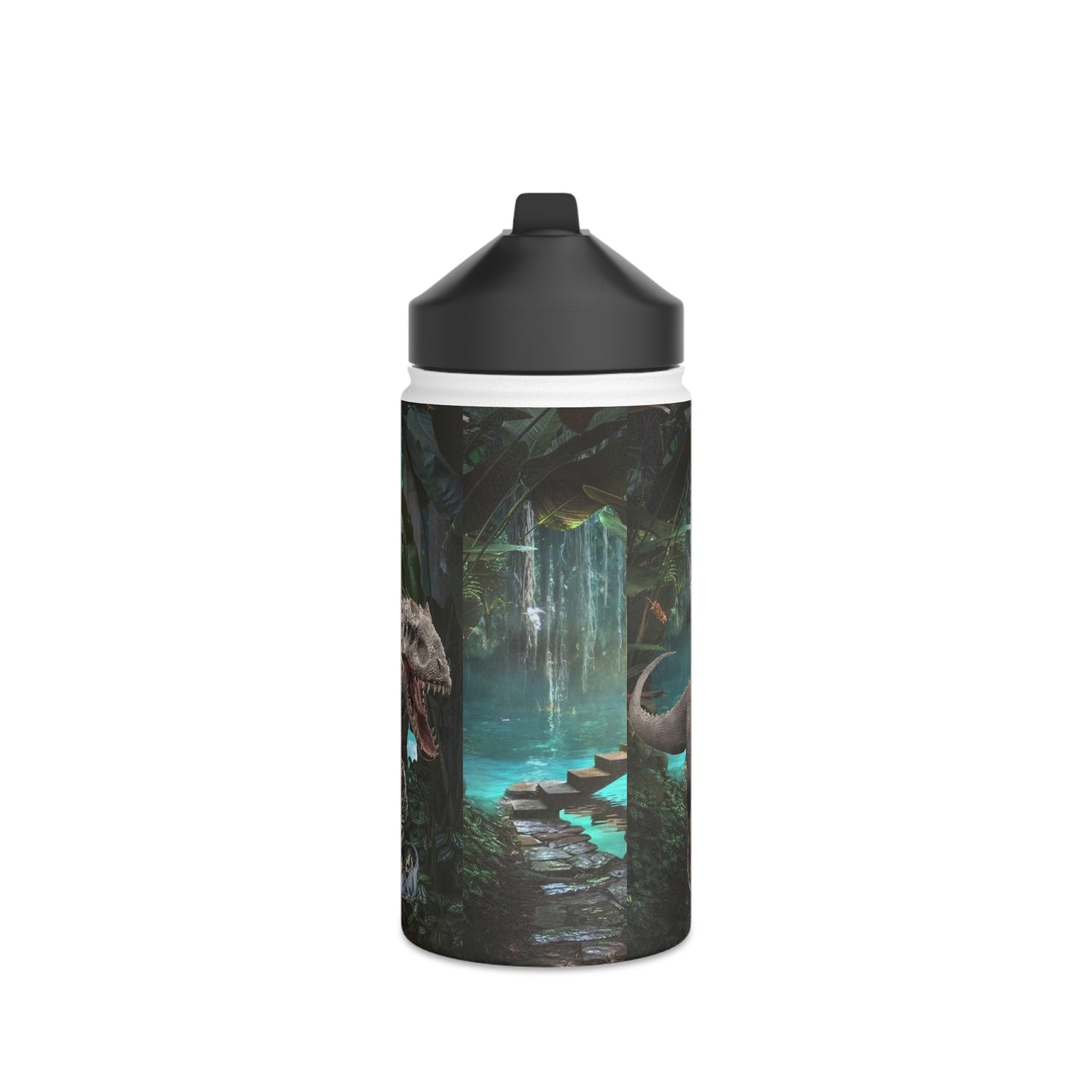 Dinosaur Stainless Steel Water Bottle, Standard Lid