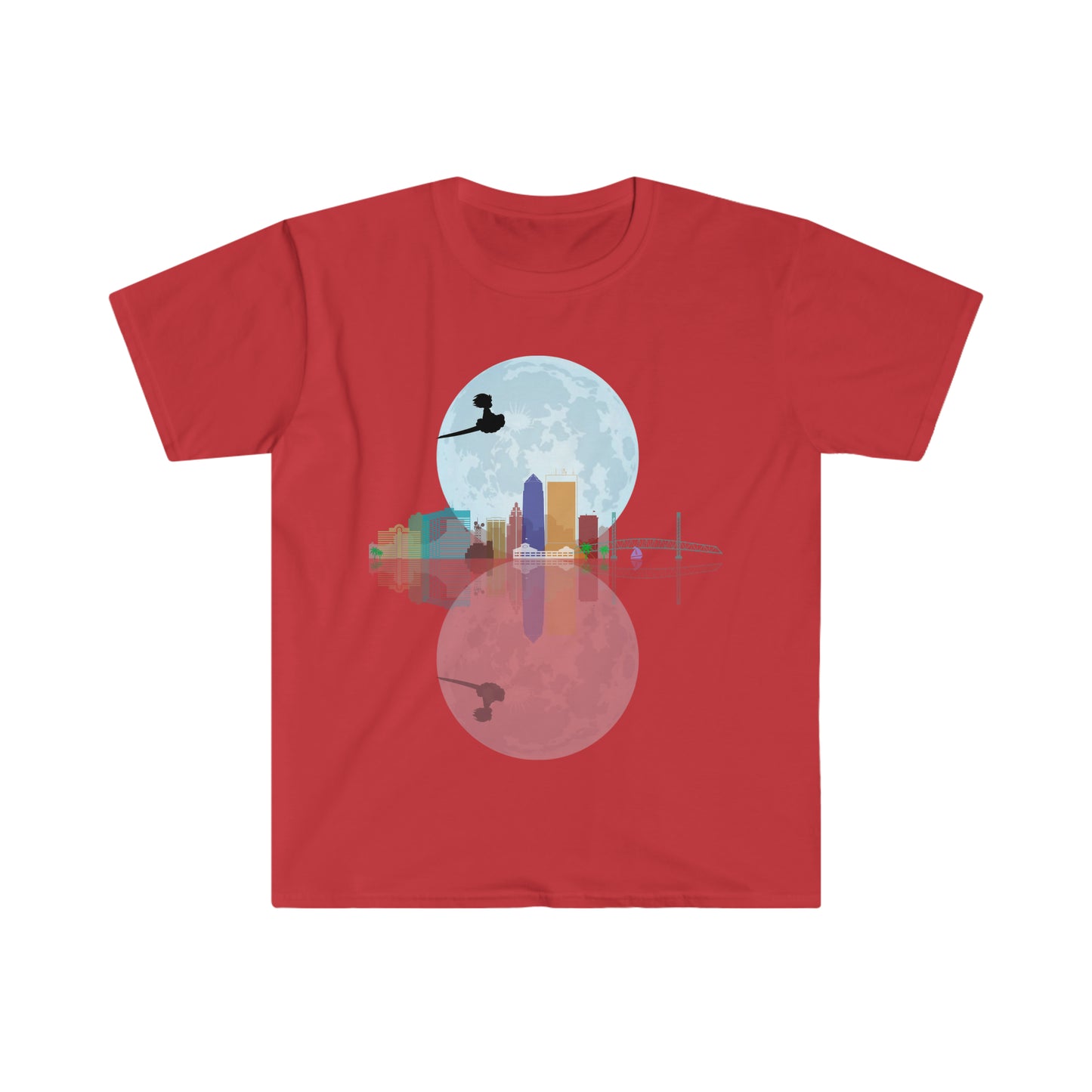 Unisex Softstyle Goku on Nimbus T-Shirt