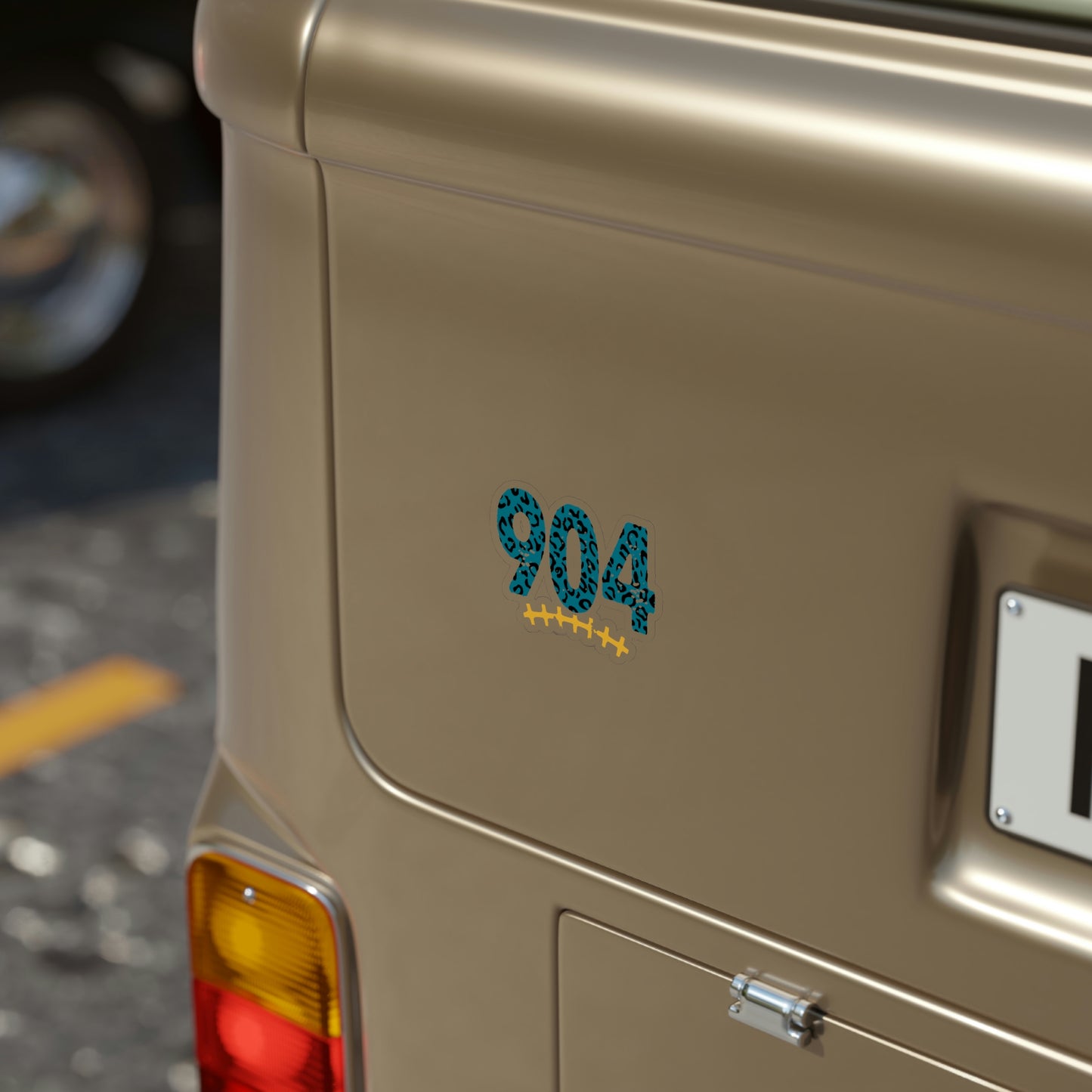 904 Transparent Outdoor Stickers, Die-Cut, 1pcs