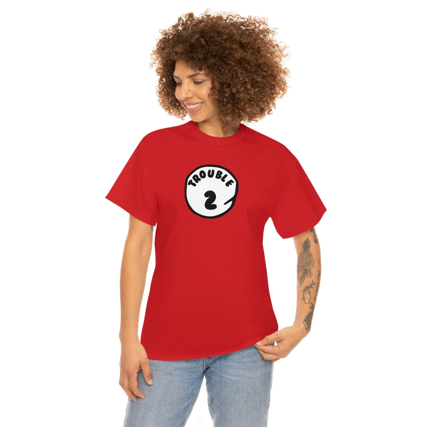 Trouble 2 Unisex Heavy Cotton Tee