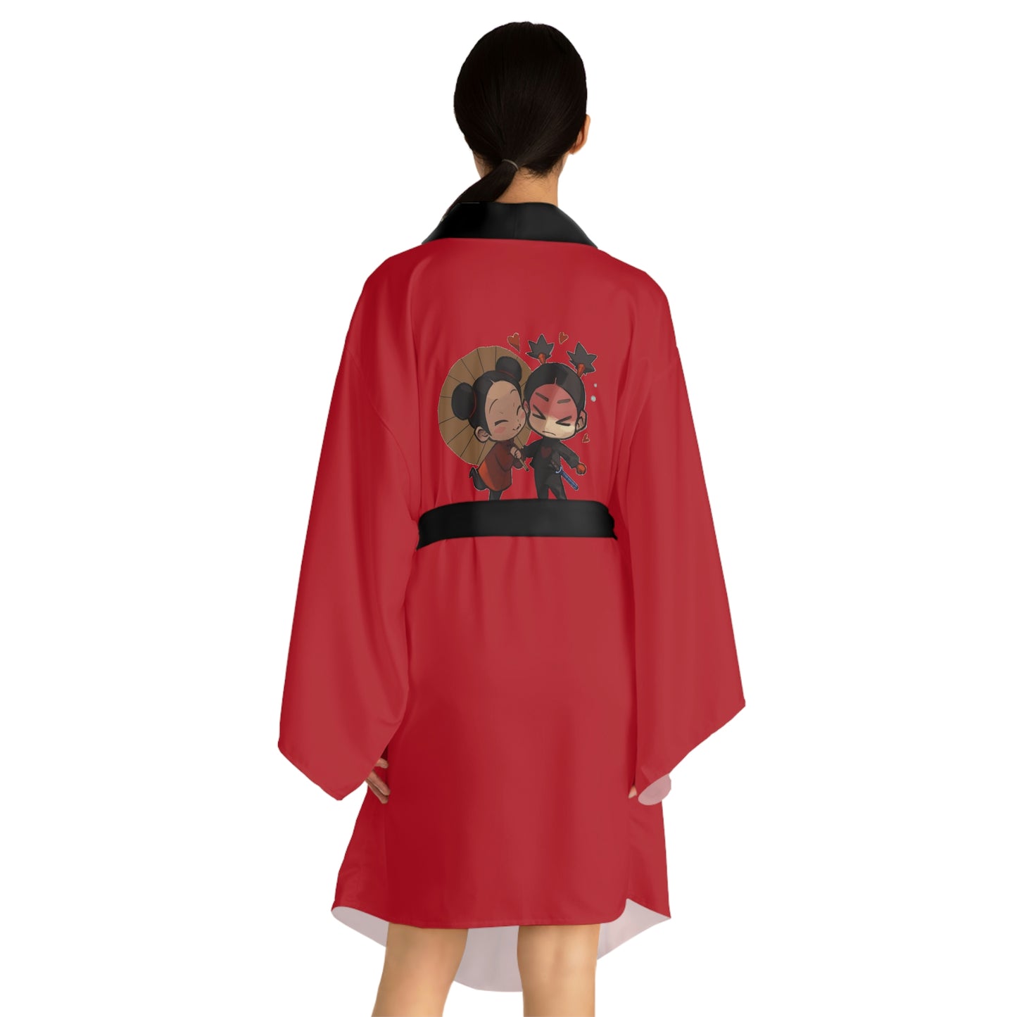 Valentine’s Day Long Sleeve Kimono Robe
