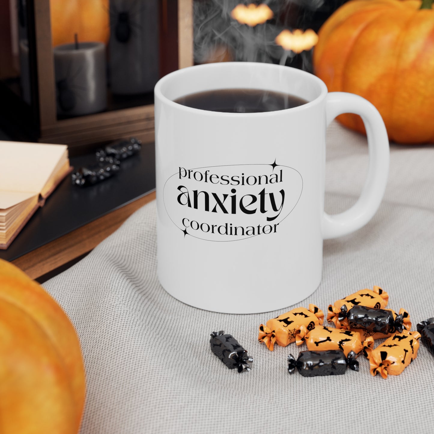 "Professional Anxiety Coordinator" Novelty Mug - Perfect Gift for Humor and Coffee Lovers