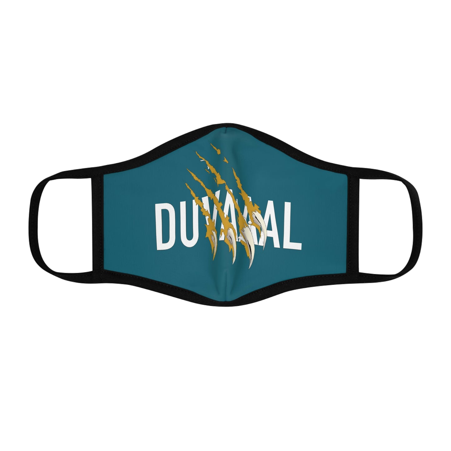 Jags Fitted Polyester Face Mask
