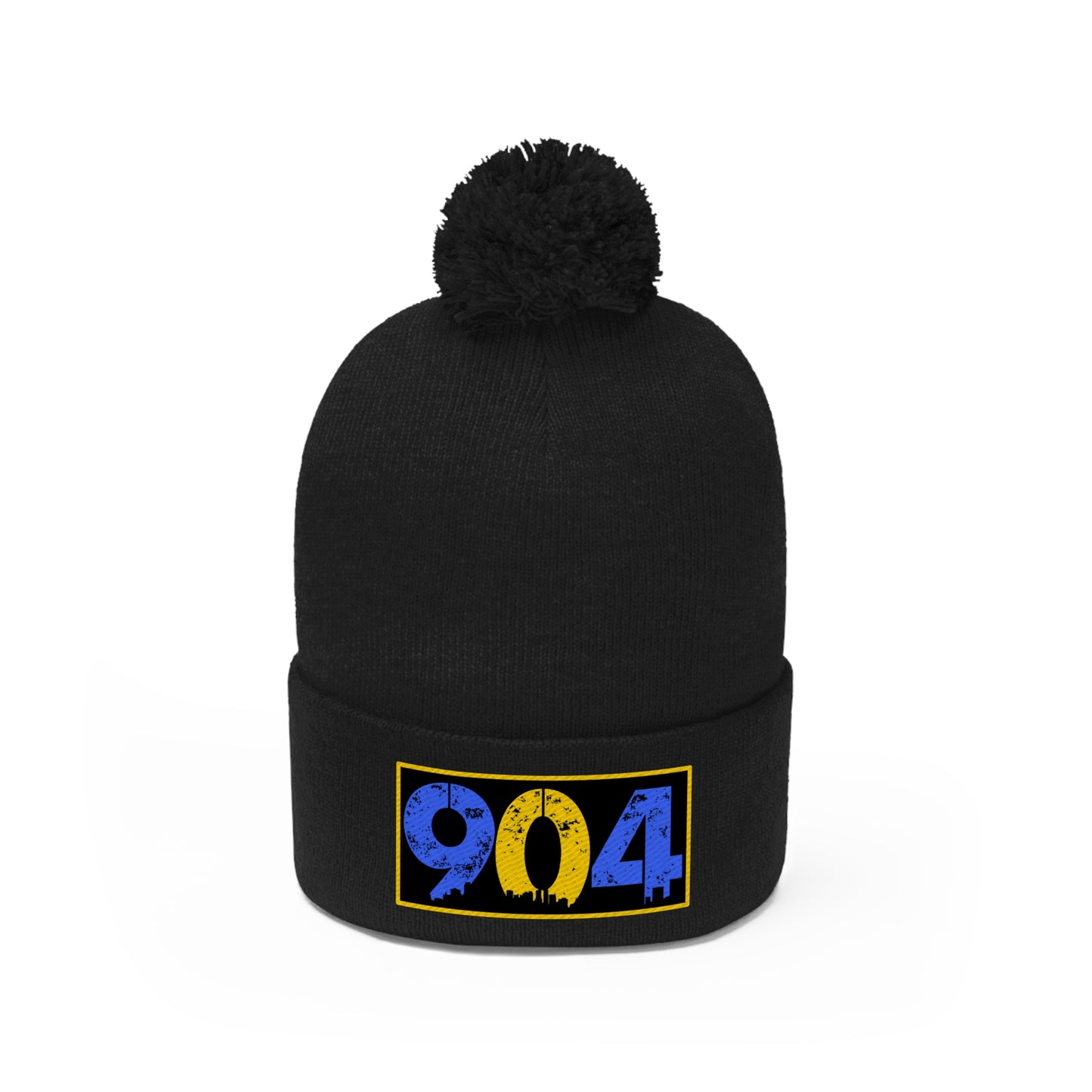 Duval 904 embroidered Pom Pom Beanie