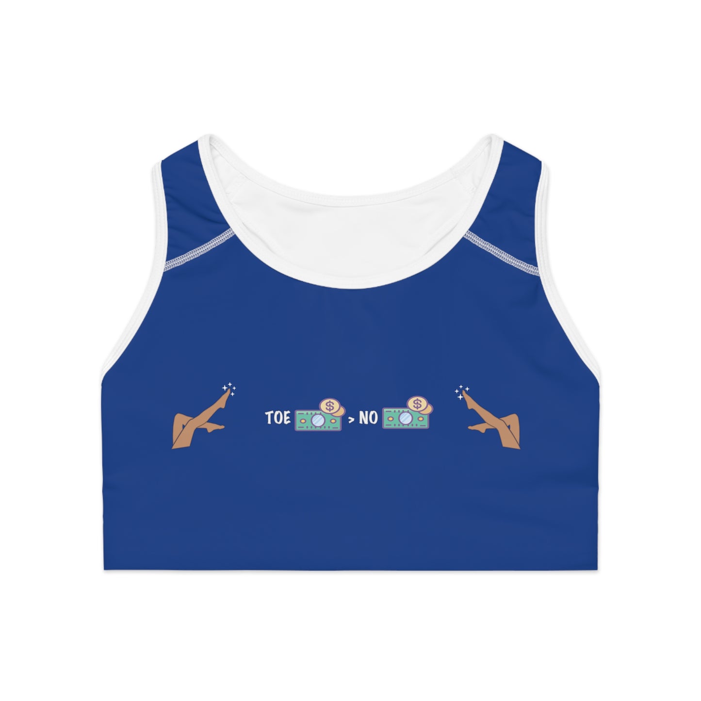 Money Toes Sports Bra