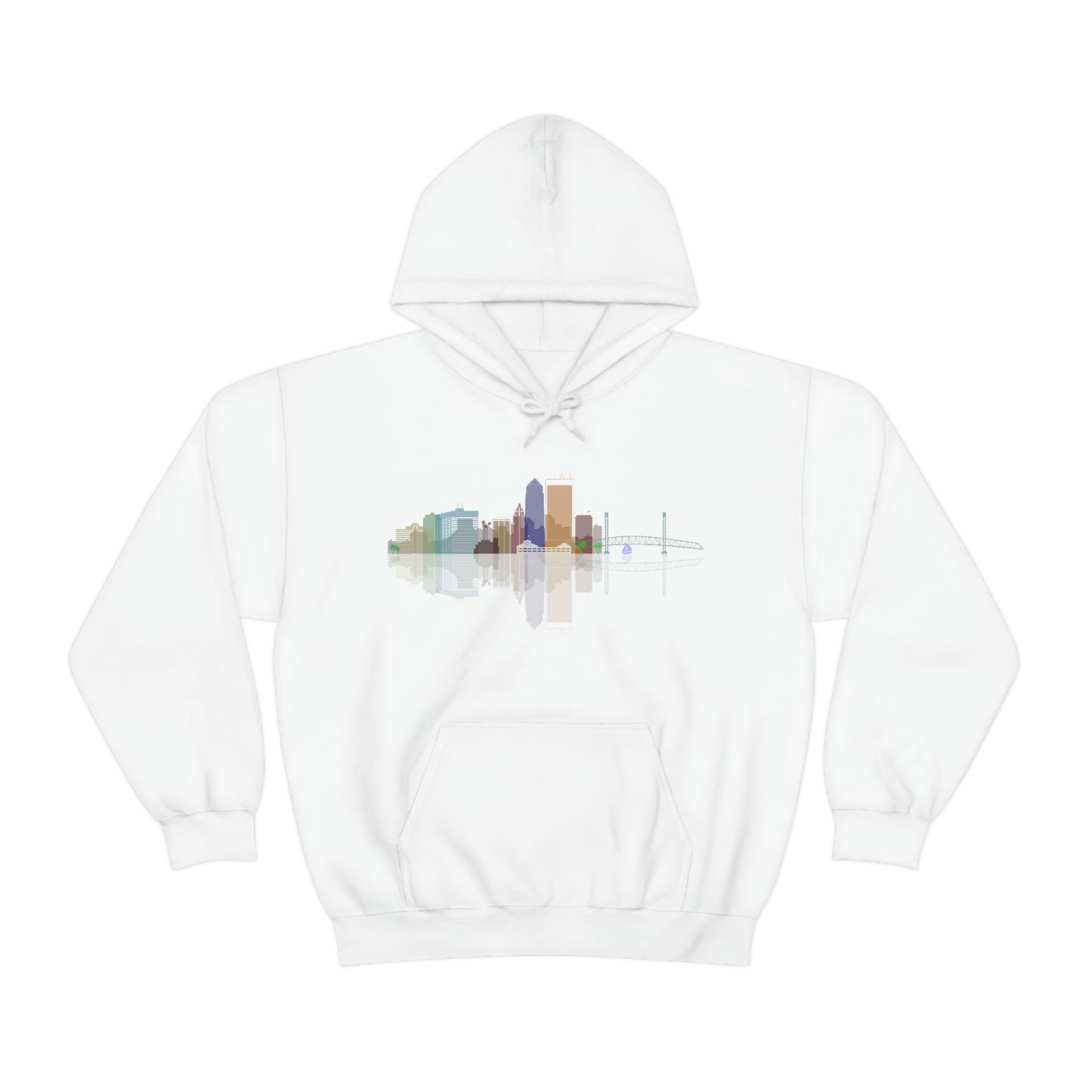 Downtown Jacksonville Unisex Heavy Blend™ Hooded Sweatshirt